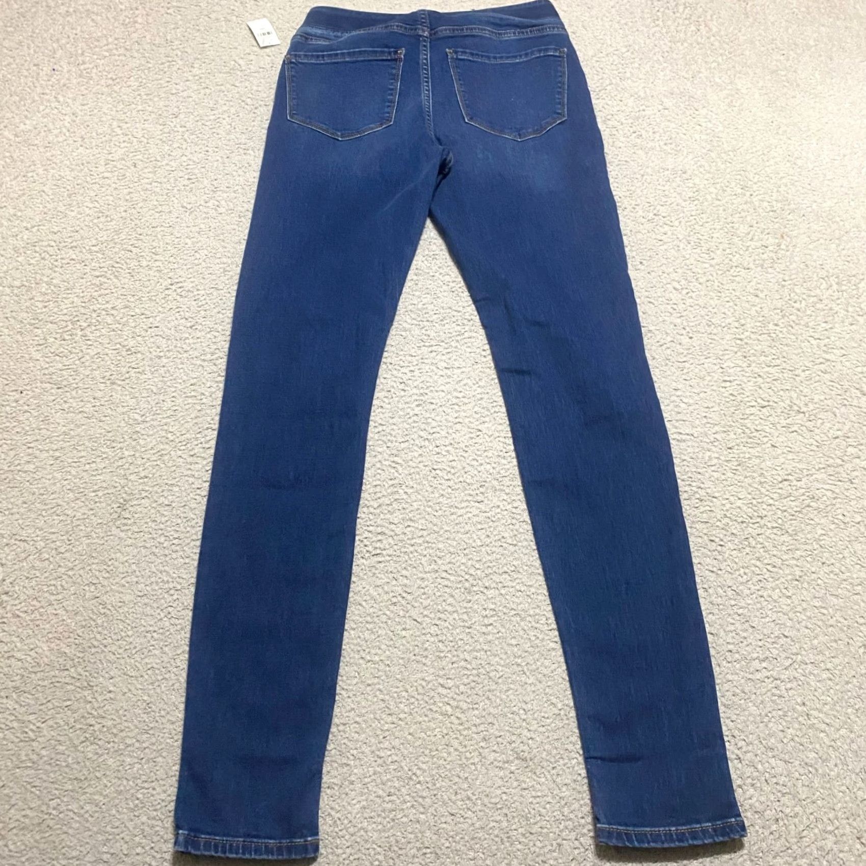 Old Navy VINTAGE NWT Old Navy Womens Jeans Blue Denim 6 Tall Skinny Stretch 5-Pocket Women Size 28" / US 6 / IT 42 - 2 Thumbnail