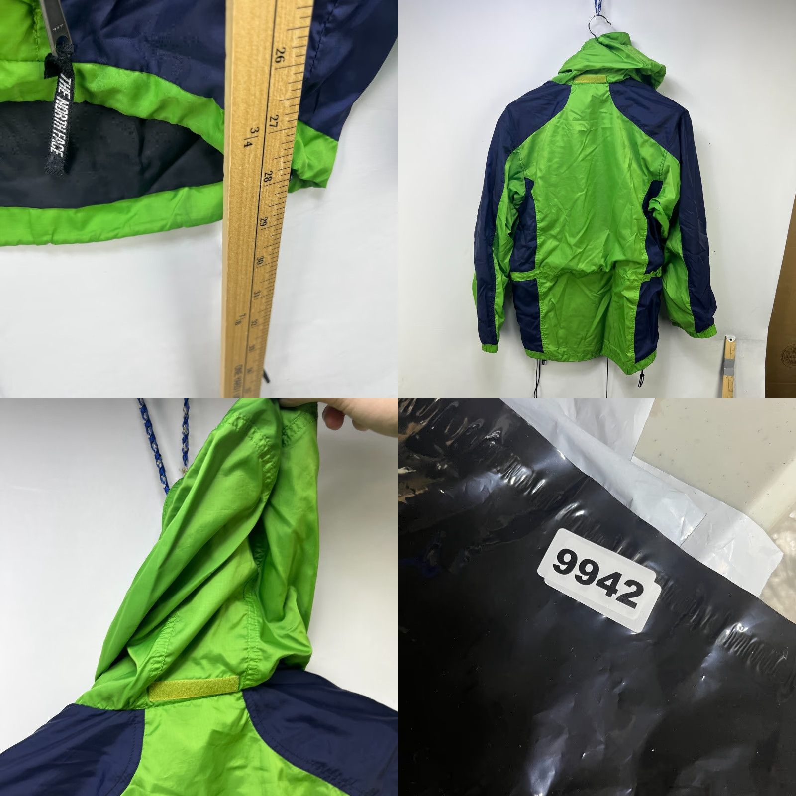 The North Face VINTAGE The North Face Mountain Shell Jacket Women M Green Camouflage 90s Rain Coat Pockets All Seasons Size M / US 6-8 / IT 42-44 - 8 Thumbnail