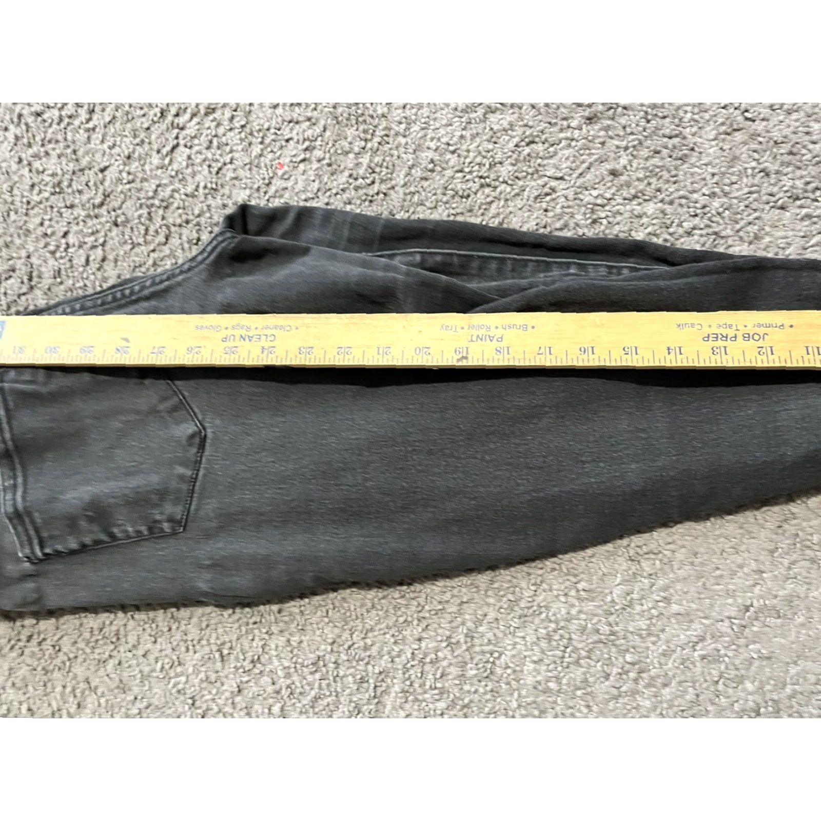 Vintage Tahari Jeans Skinny Mid Rise Black Denim 10 Womens Regular Size 10 Tahari Brand 5-Pocket Denim Size 32" / US 10 / IT 46 - 8 Thumbnail
