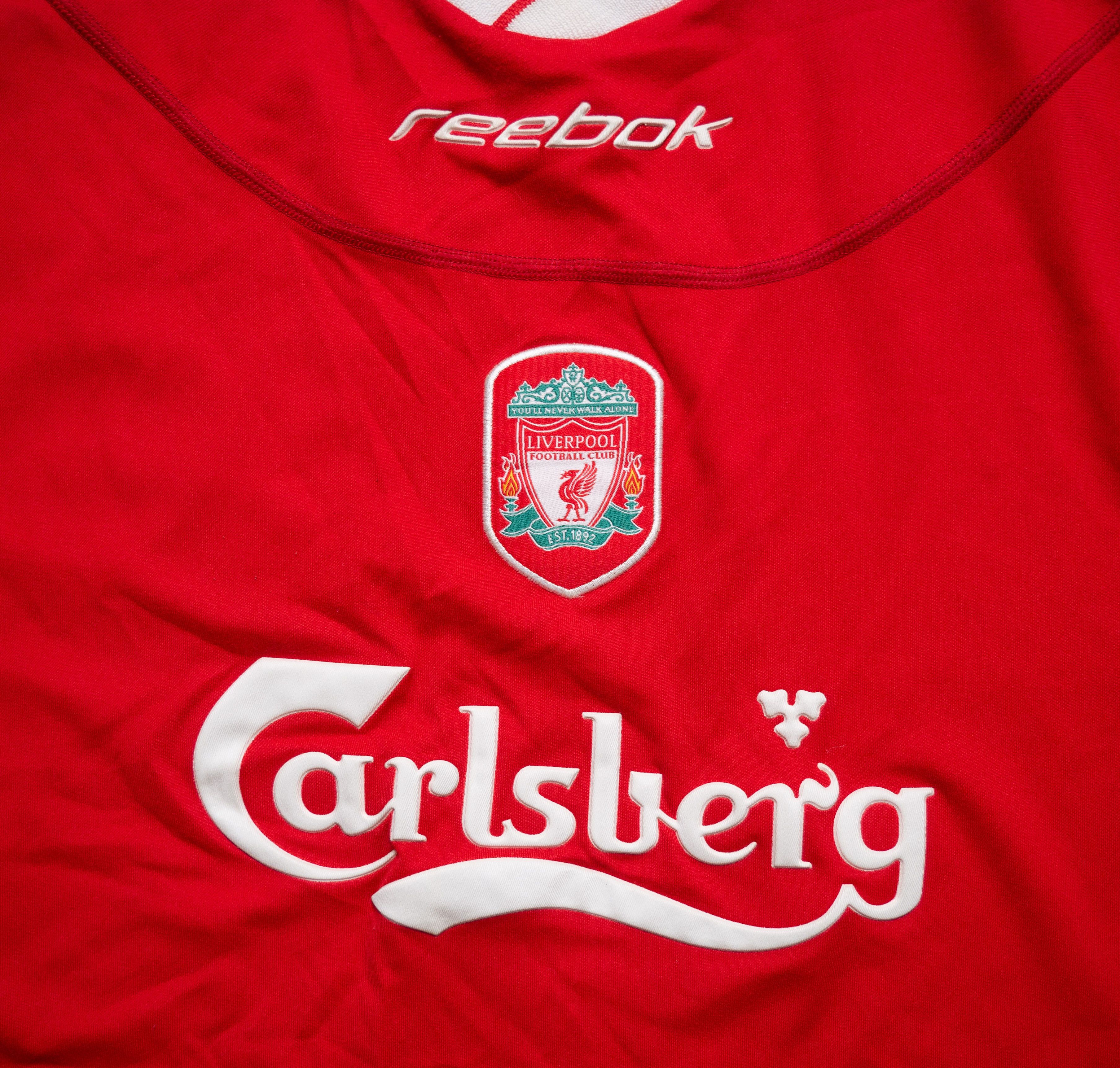 Reebok Vintage 00s Reebok x Liverpool FC 03-04 Soccer Jersey Size US XXL / EU 58 / 5 - 5 Thumbnail
