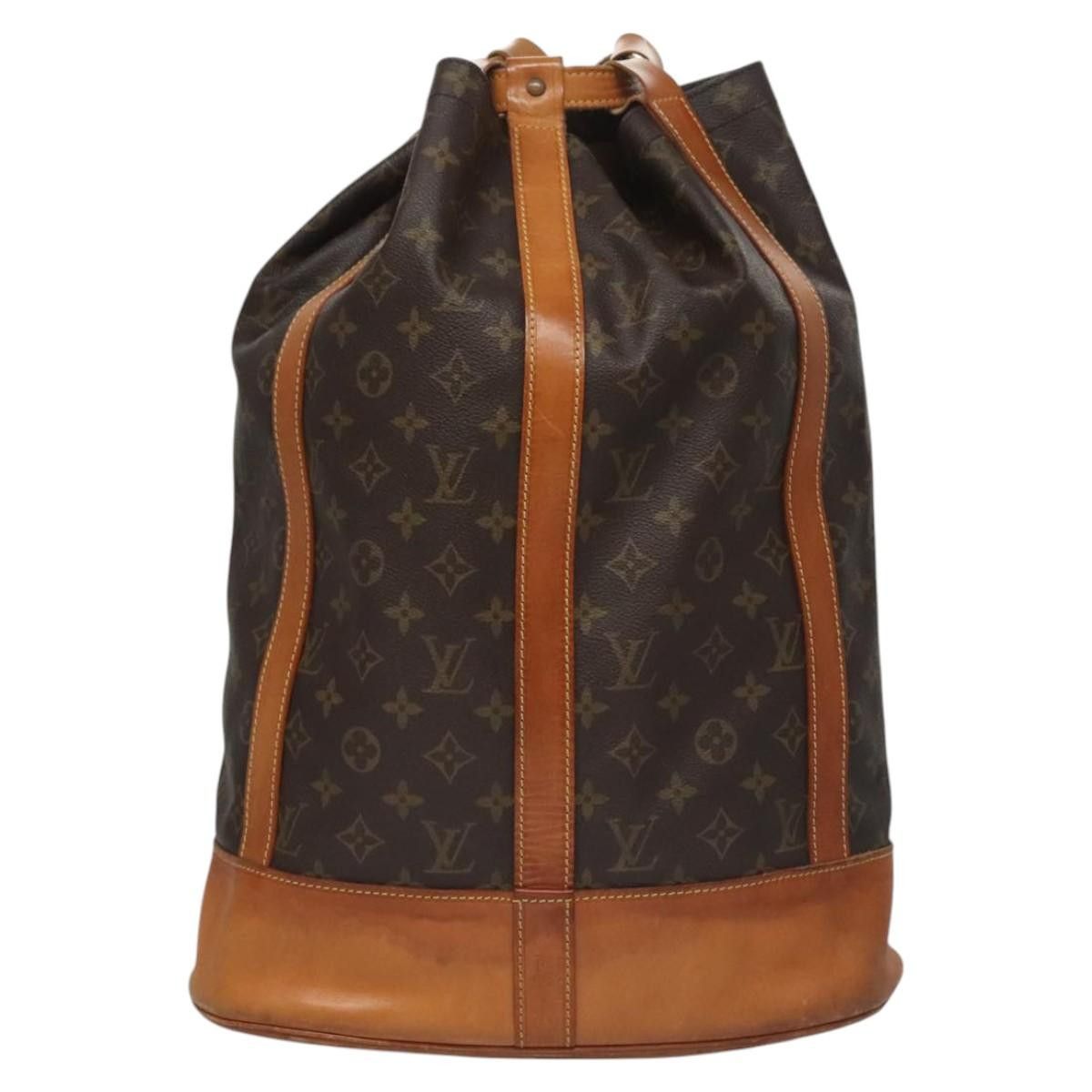 Louis Vuitton Randonnée Brown Canvas Shoulder Bag (Pre-Owned) Size ONE SIZE - 1 Thumbnail