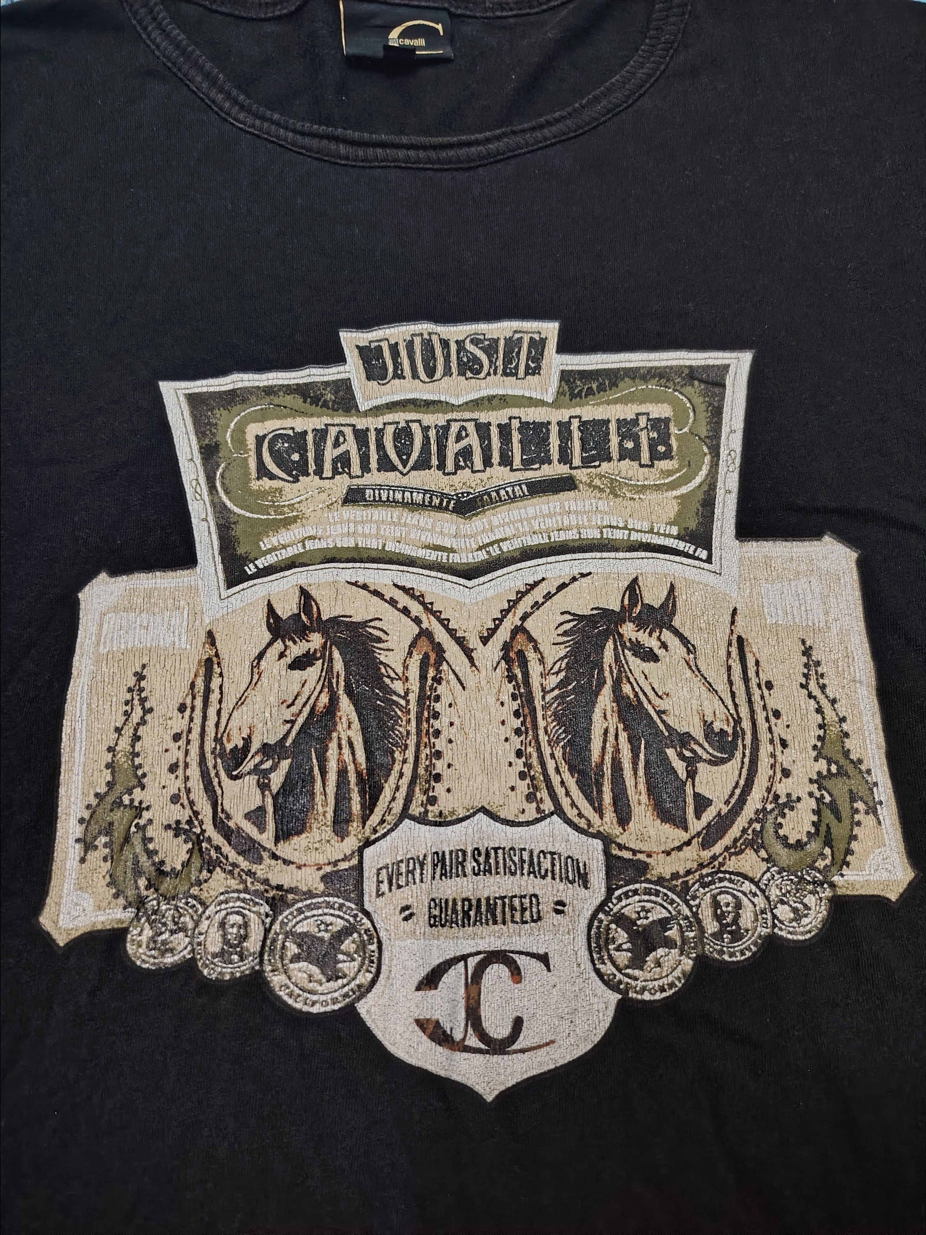 Just Cavalli Italian Just Cavalli Distressed Long Sleeve Size M / US 6-8 / IT 42-44 - 3 Thumbnail