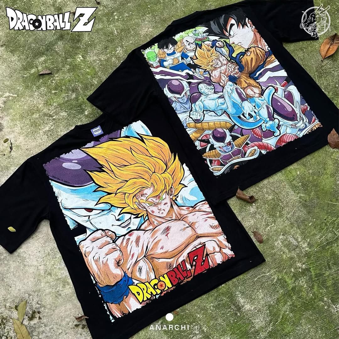 Anime × Japanese Brand Rare 🔥 Goku SSJ x Frieza Modern T-shirt Size US XL / EU 56 / 4 - 3 Thumbnail