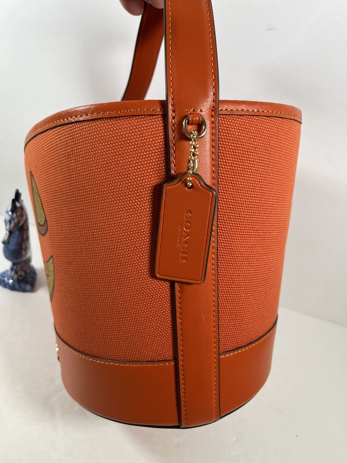 Coach NWT Coach Trick Or Treat Bucket With Halloween Pumpkin Size ONE SIZE - 3 Thumbnail