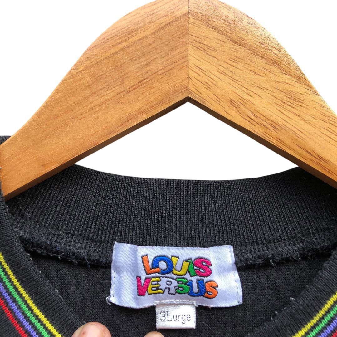 Louis Chalvon Vintage LOUIS VERSUS over print crewneck sweatshirt Size US L / EU 52-54 / 3 - 3 Thumbnail