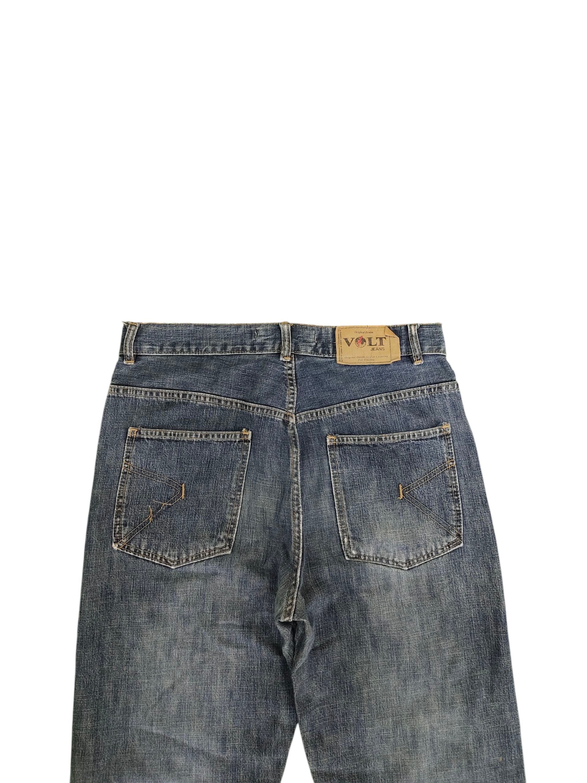 Kapital Vintage Volt Japan Biker Jeans - Distress Faded Grunge Denim Size US 32 / EU 48 - 9 Thumbnail