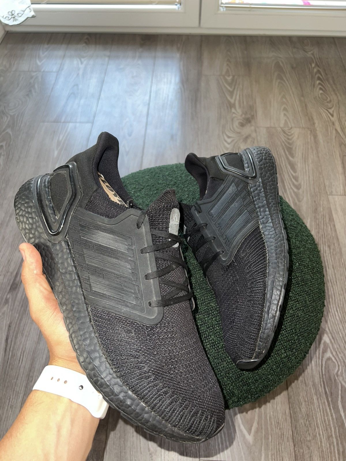 Adidas × Designer ‼️Adidas Utraboost Primeblue Triple Black Knit Sneakers‼️ Size US 10.5 / EU 43-44 - 7 Thumbnail