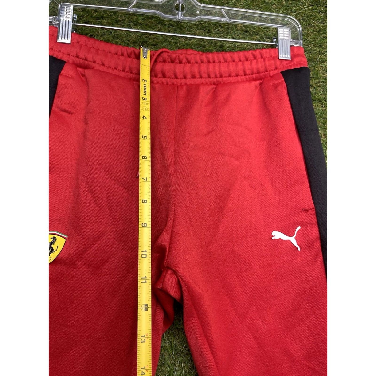 Puma PUMA Scuderia Ferrari SDS Sweatpants Mens Small Joggers Red Zip Pockets Lounge Regular Fit Sweatpants Mens Red Ferrari Logo Size US 29 - 5 Thumbnail