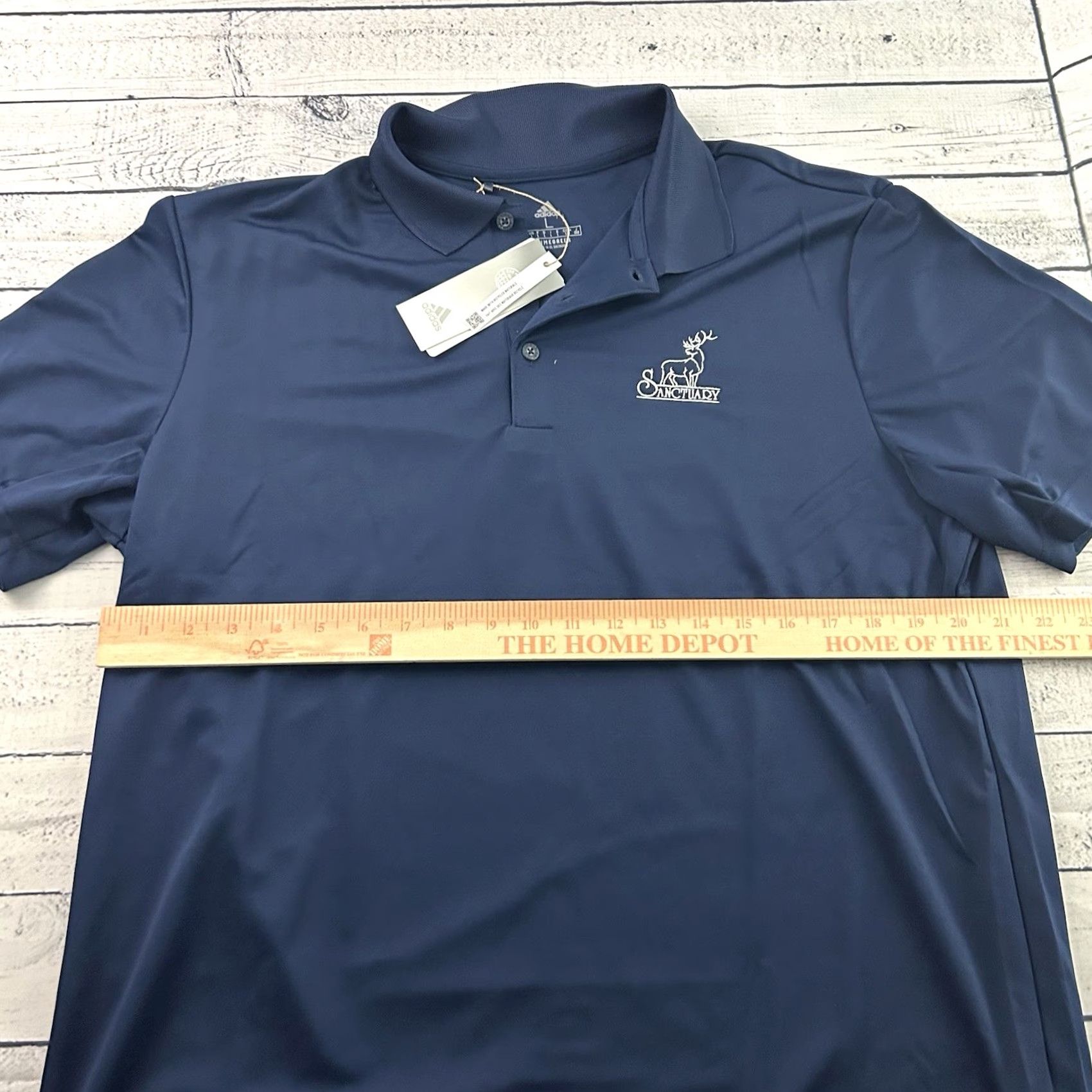 Adidas Adidas Blue Sanctuary Short Sleeve Golf Polo Shirt Men's L XS? Size US L / EU 52-54 / 3 - 5 Thumbnail