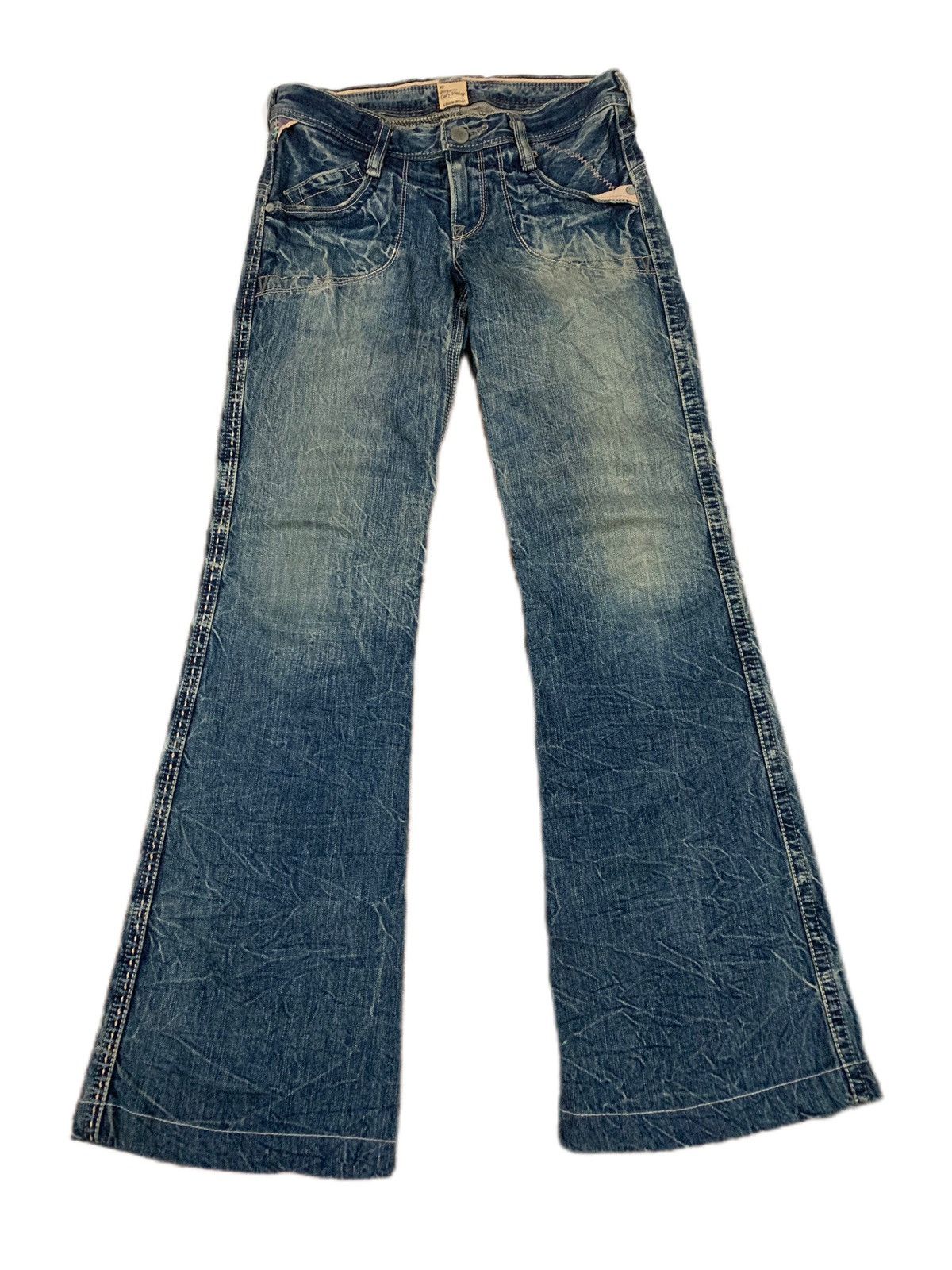 image of Archival Clothing x If Six Was Nine Flare Brappers Lady Vintage Denim, Women's (Size 28)