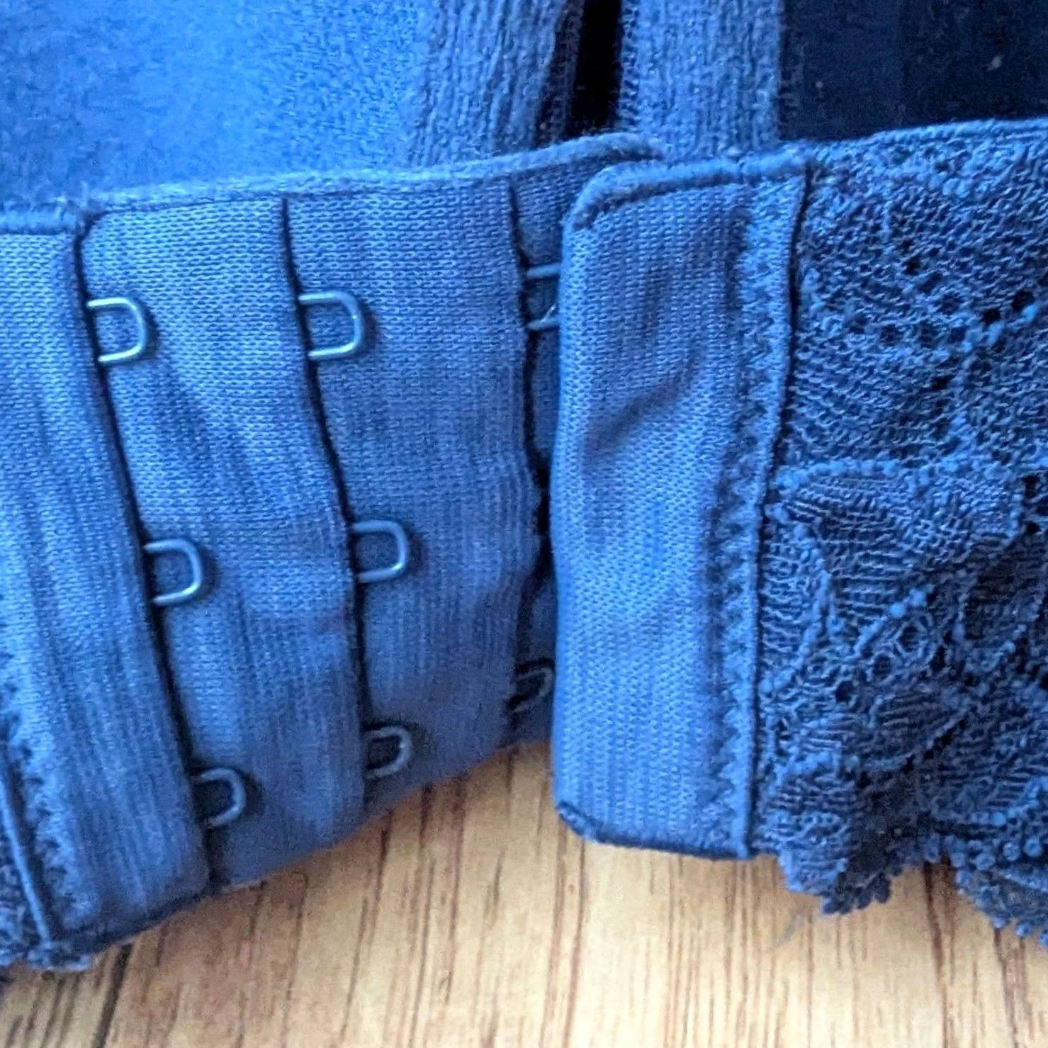 Victoria's Secret Victoria's Secret Dream Angels Bra Navy Blue Lace Trim 36DD Strapless Underwired Balconette Multyway Hook & Eye Size ONE SIZE - 6 Thumbnail