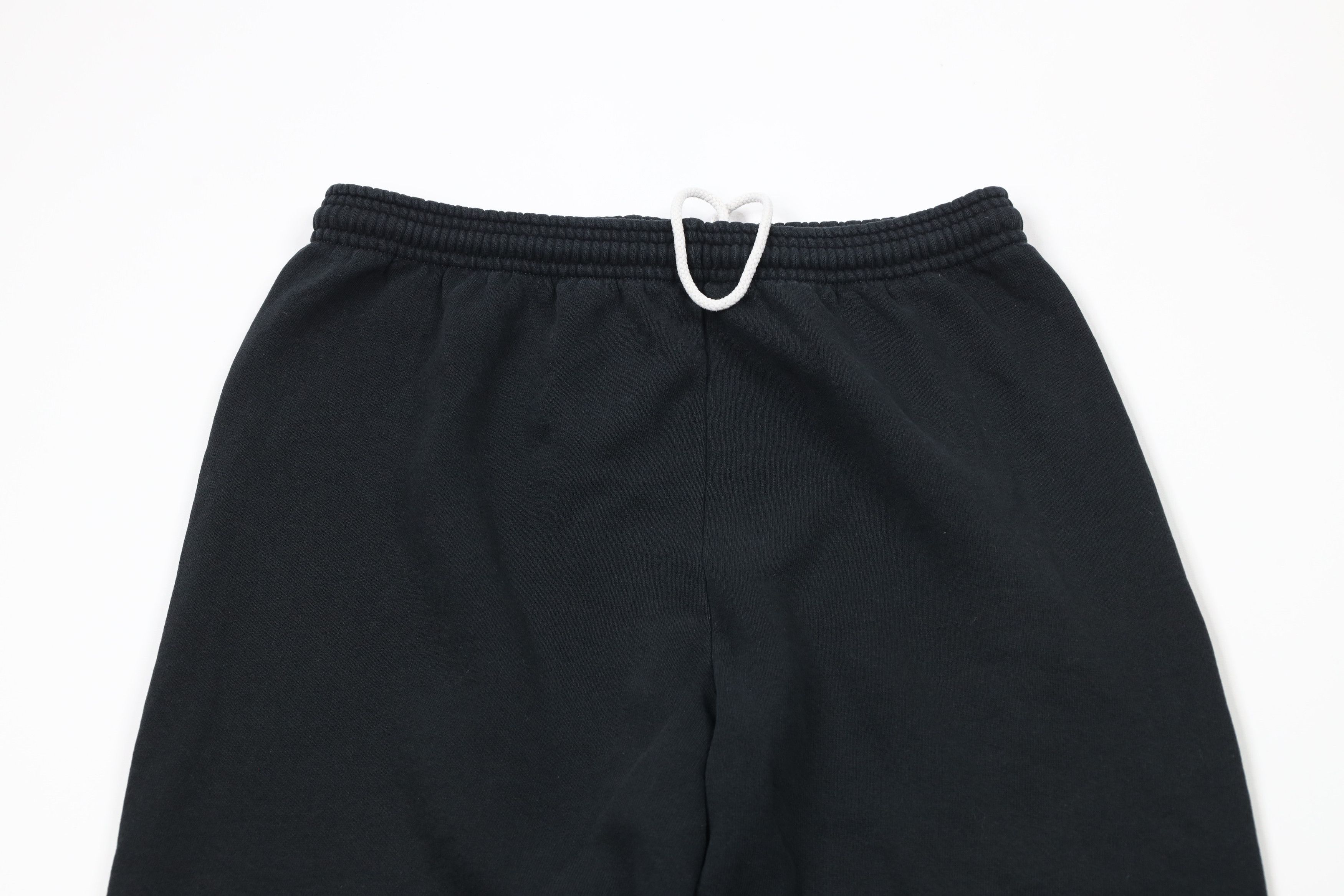 Vintage Vintage 90s Streetwear Blank Sweatpants Joggers Black USA Size US 36 / EU 52 - 2 Thumbnail
