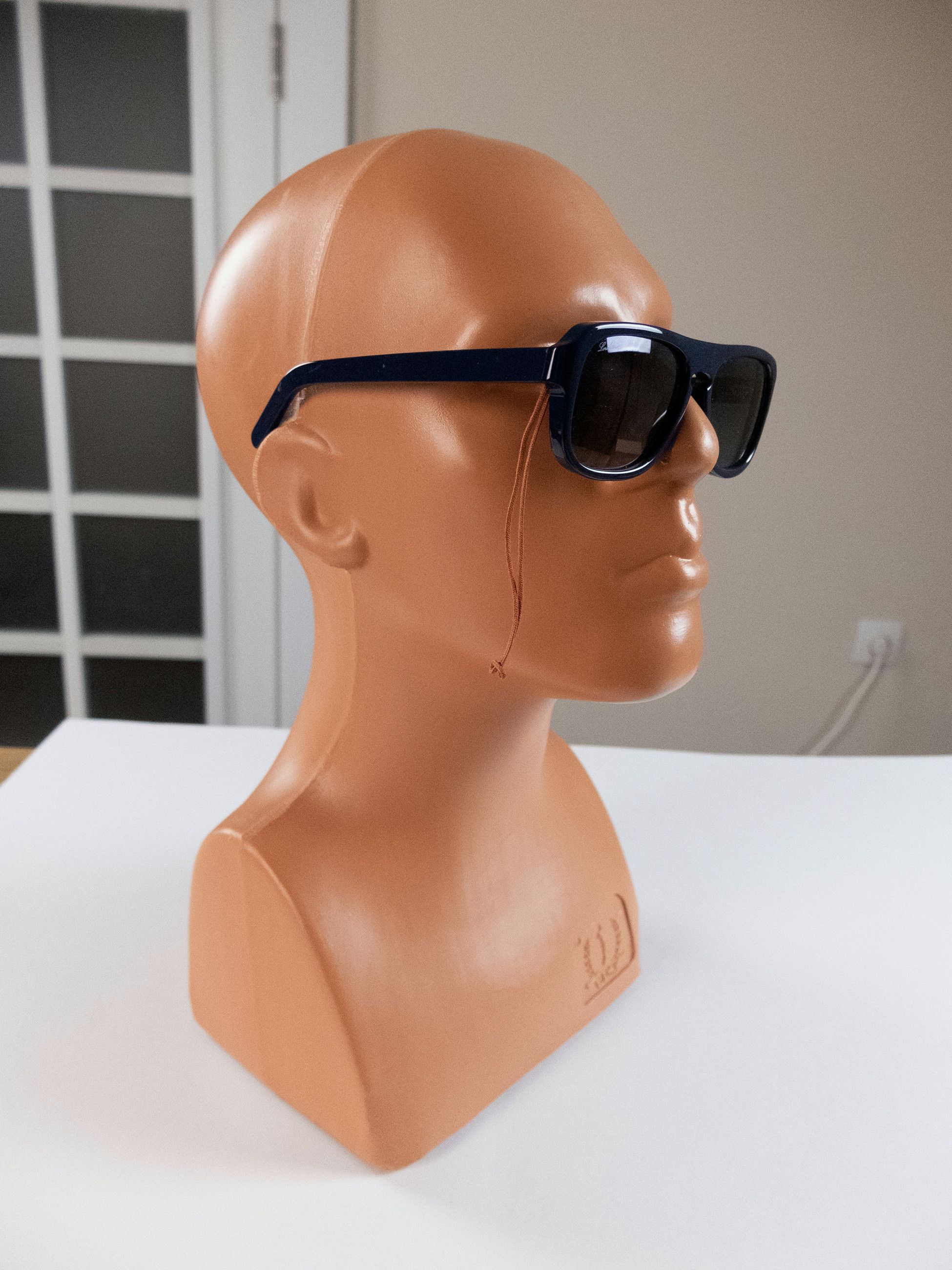 Loro Piana LORO PIANA Andre navy blue rectangle sunglasses FAM2844 Size ONE SIZE - 7 Thumbnail