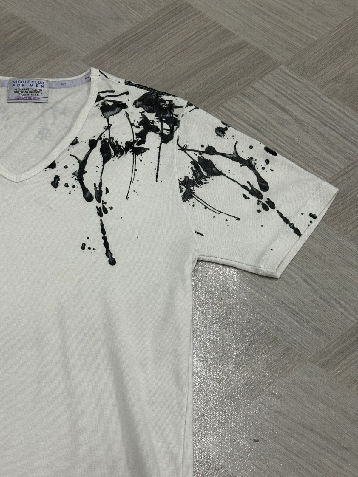 14th Addiction Vkei Fashion Nicole Club For Men Paint Splatter Tee Size US S / EU 44-46 / 1 - 5 Thumbnail