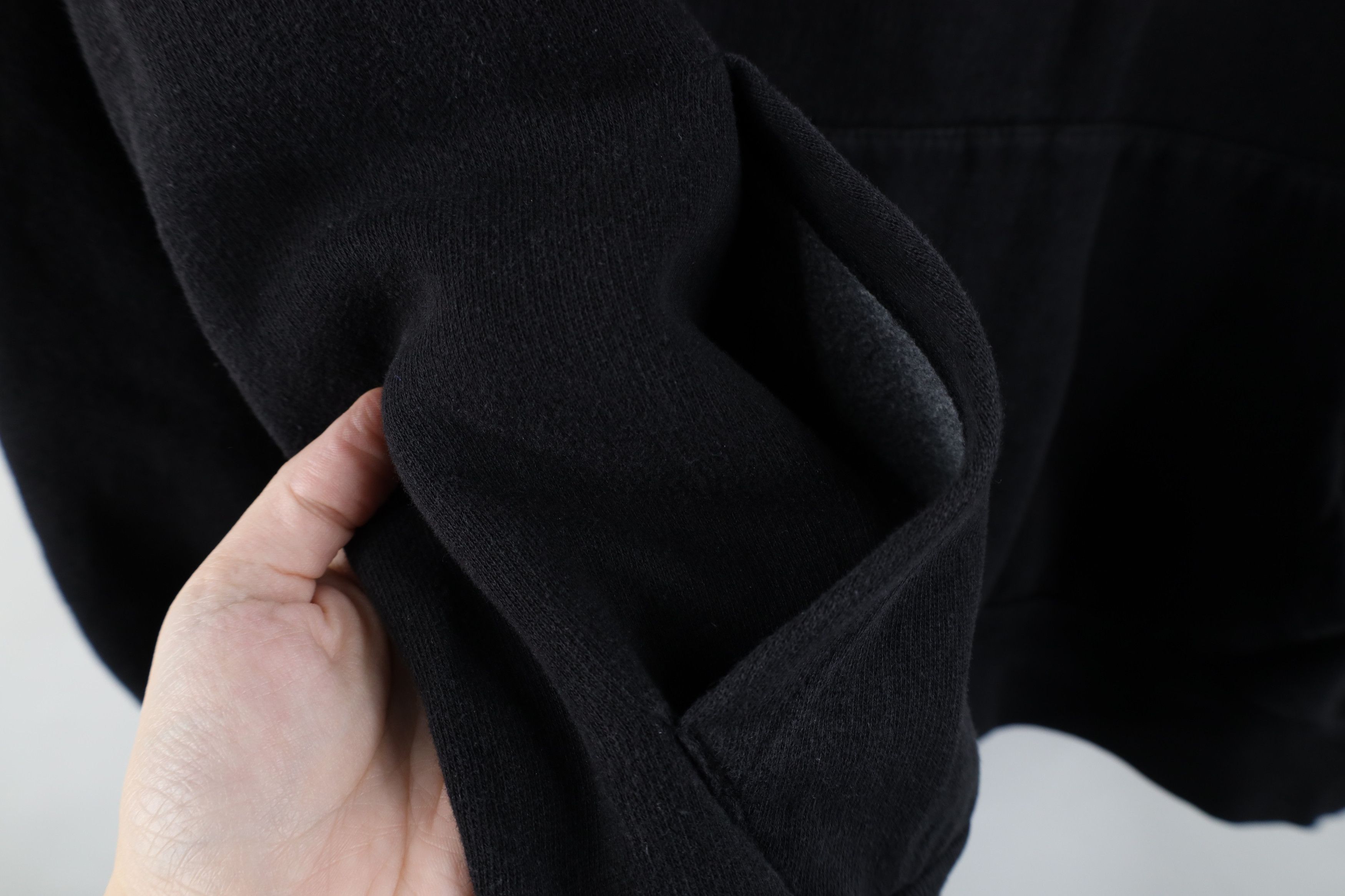 Vintage Vintage 90s Y2K Streetwear Cropped Boxy Fit Hoodie Black Size US M / EU 48-50 / 2 - 8 Thumbnail
