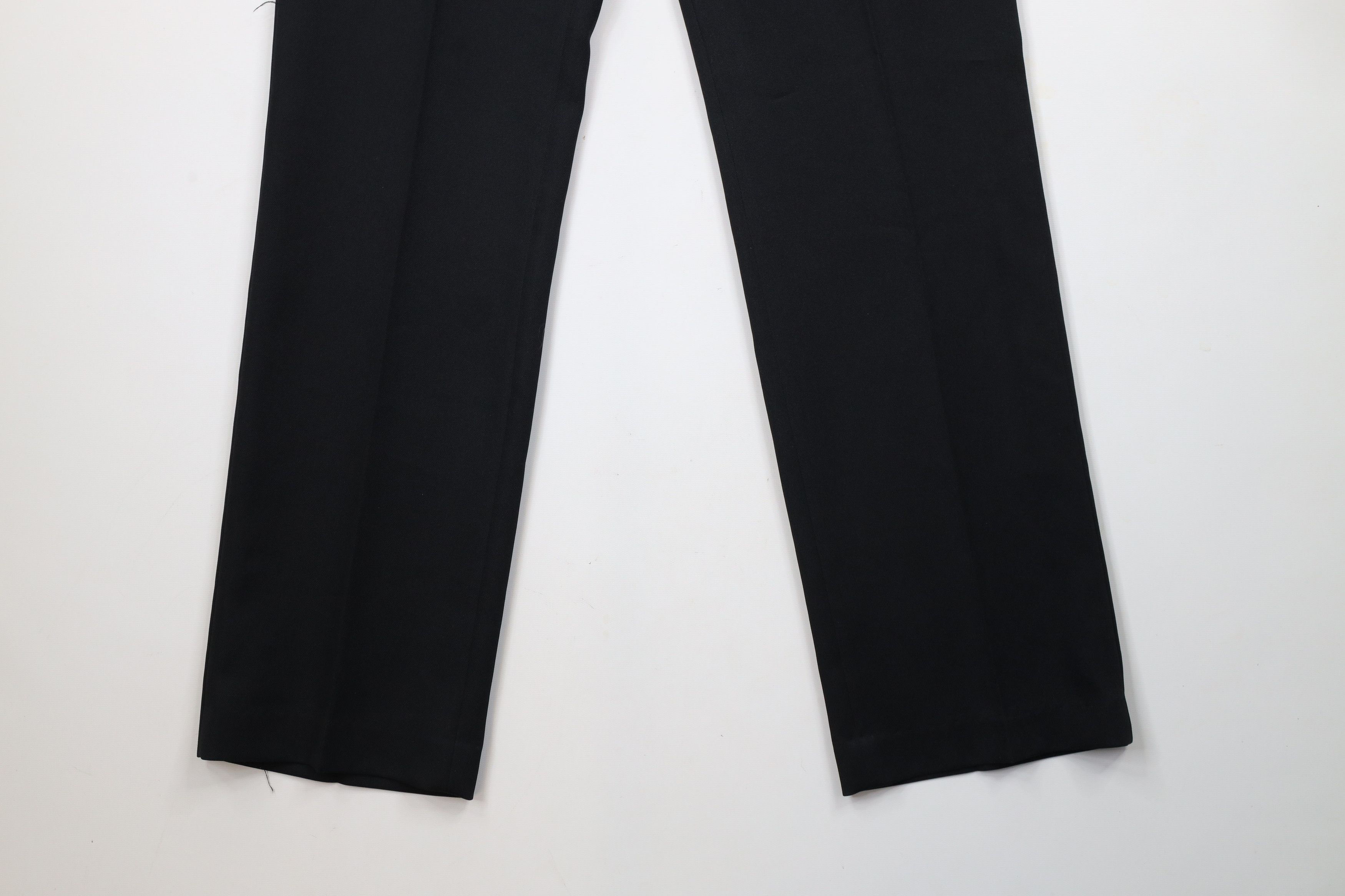 Vintage Vintage 70s Streetwear Flared Chinos Chino Pants Black USA Size US 30 / EU 46 - 4 Thumbnail