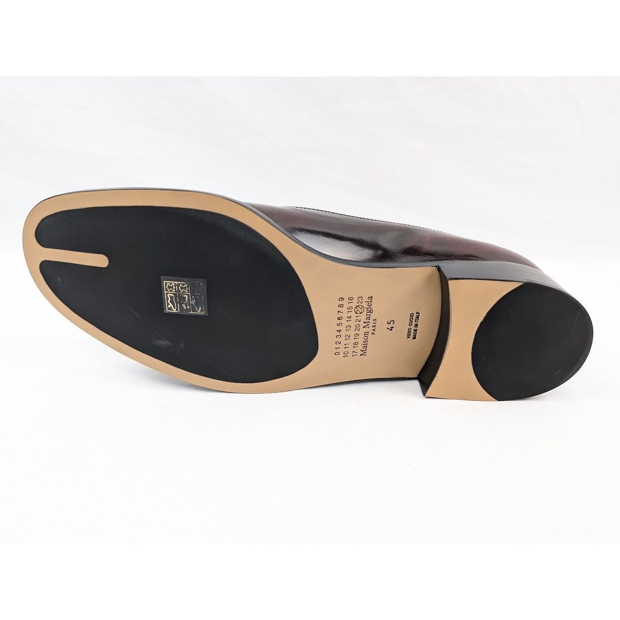 Maison Margiela o1rshd1 Lace-Up Derby Shoes in Bordeaux Size US 12 / EU 45 - 9 Thumbnail
