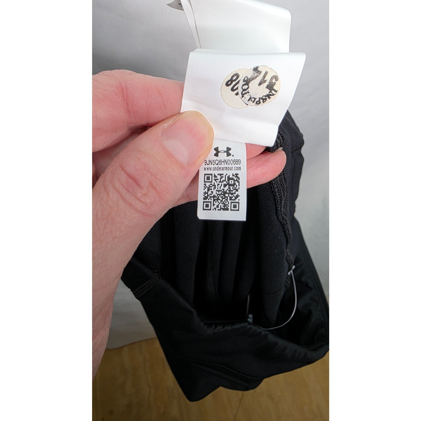 Under Armour Under Armour Black Cold Gear Elastic Waist Athletic Leggings Size 32" / US 10 / IT 46 - 9 Thumbnail