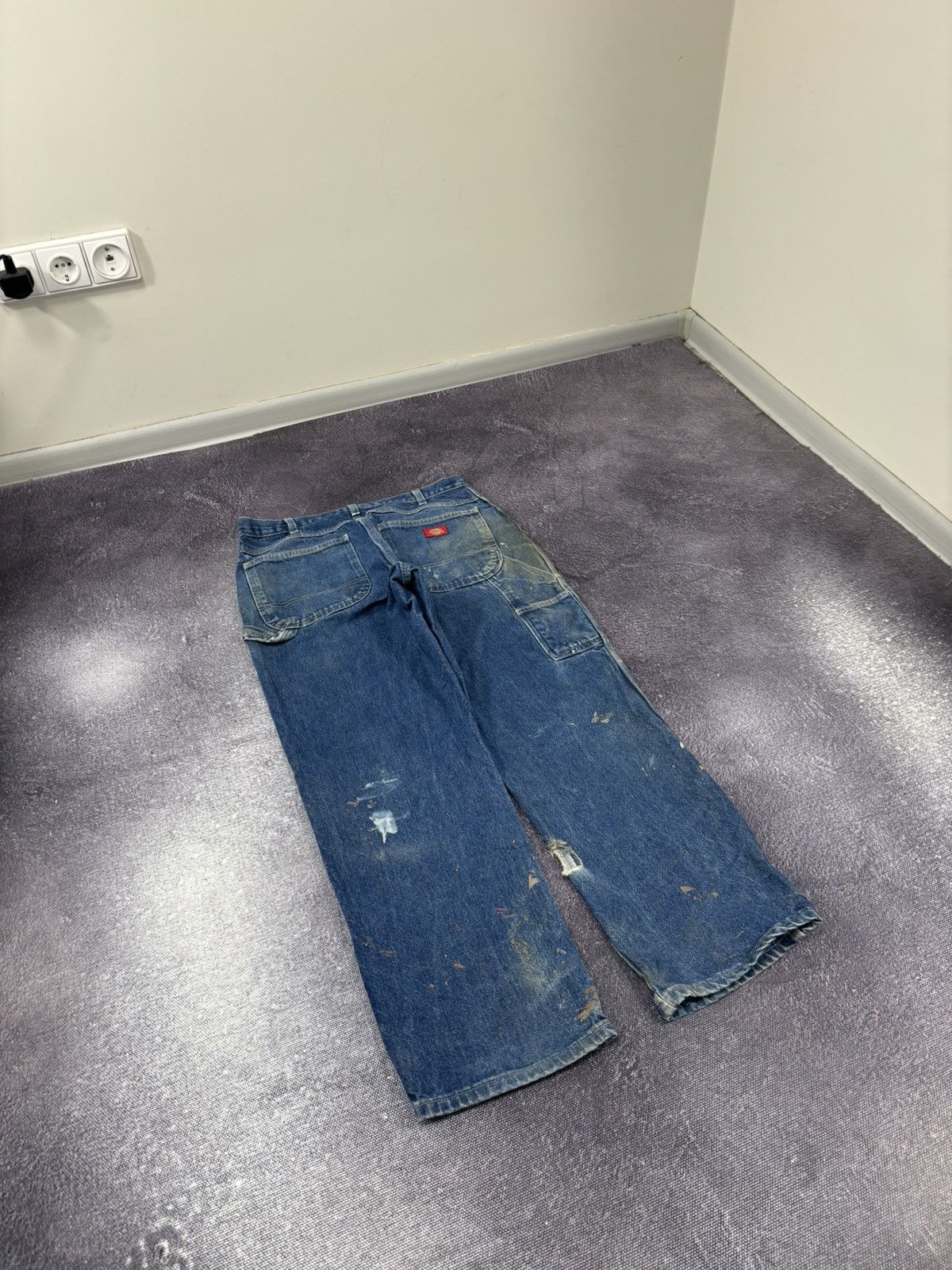 Dickies Vintage Dickies Distressed Denim Dad Hype Work Baggy Jeans Size US 32 / EU 48 - 4 Thumbnail