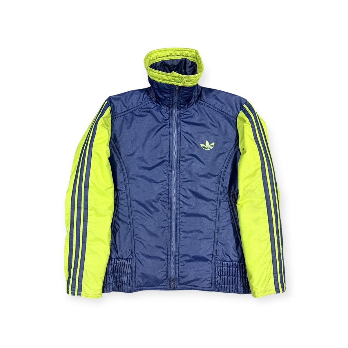 Adidas Vtg🔥Adidas Trefoil Ski Color Block Highneck zipper Jacket Size US M / EU 48-50 / 2 - 1 Thumbnail