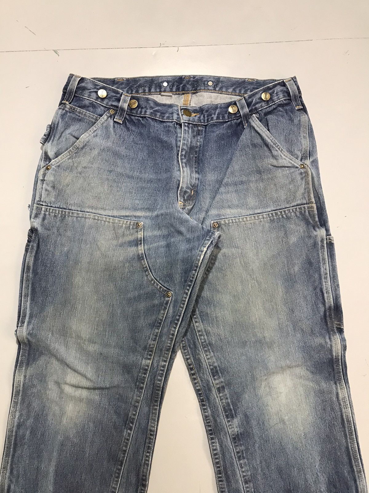 Carhartt Vintage Carhartt double knee workwear denim Size US 34 / EU 50 - 4 Thumbnail