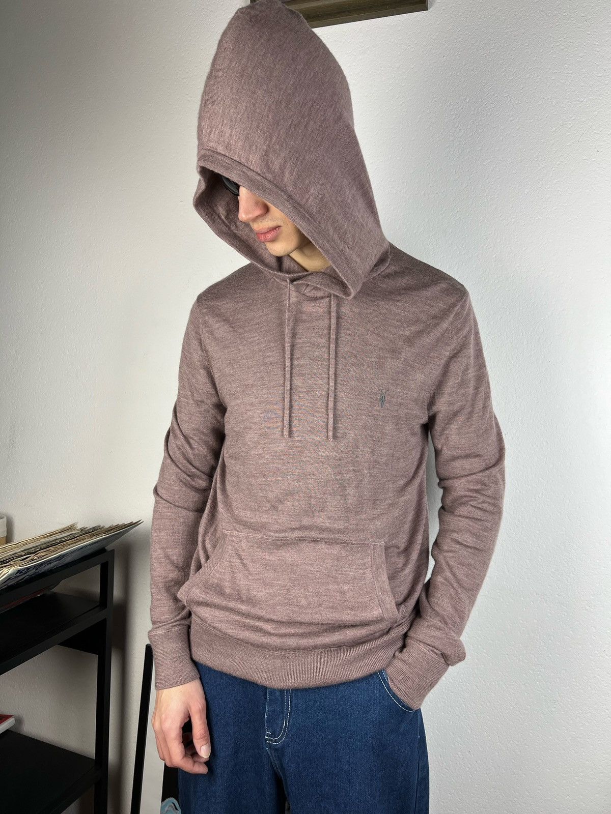 Allsaints All saints Merino wool Hoodie Size US L / EU 52-54 / 3 - 22 Thumbnail