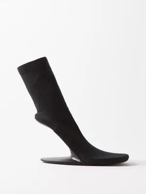 Balenciaga o1y0625 Sock Ankle Boots in Black Size US 6 / IT 36 - 1 Thumbnail