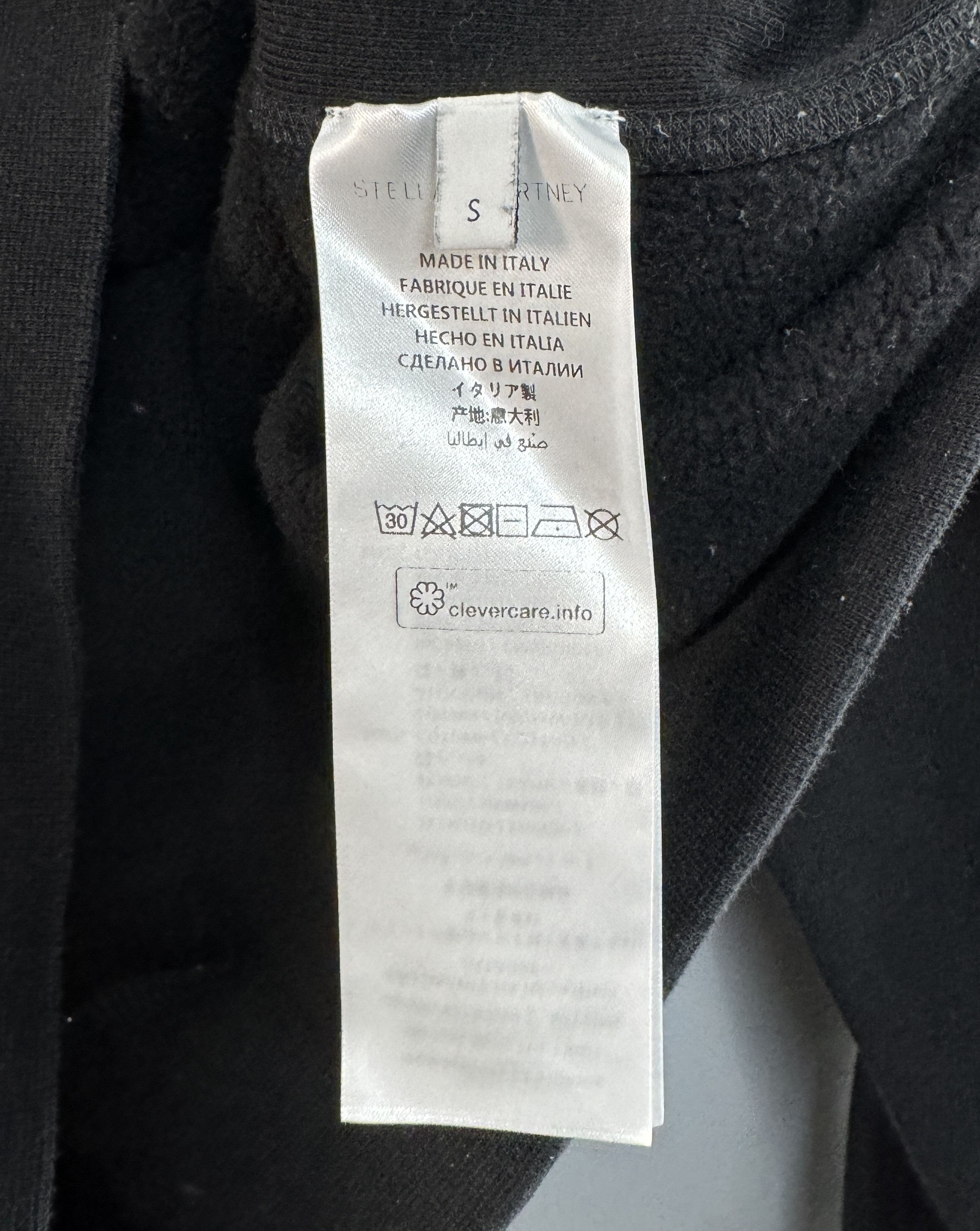 Stella McCartney Stella McCartney No Smile No Service Lips Hoodie Black S-M Size US S / EU 44-46 / 1 - 5 Thumbnail
