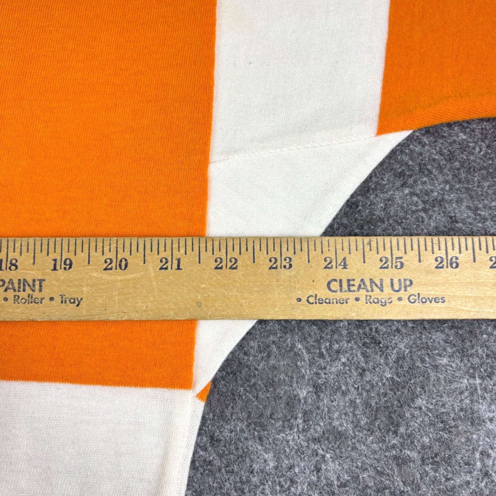 Vintage Trader Bay Polo Shirt Mens Medium Long Sleeve White Orange Striped Vintage 90s Casual Shirt Size US M / EU 48-50 / 2 - 5 Thumbnail