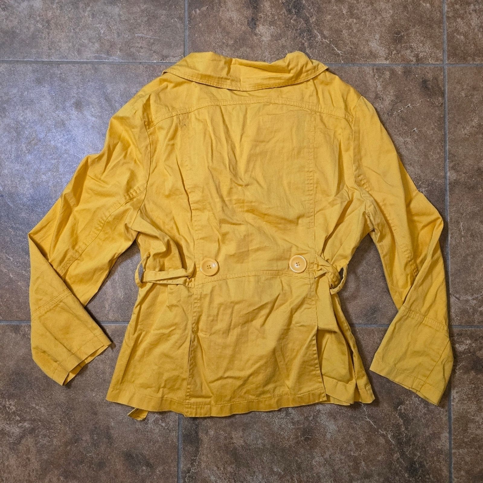 Other Mustard | LAST KISS | Casual Pea Coat Size XL / US 12-14 / IT 48-50 - 2 Thumbnail