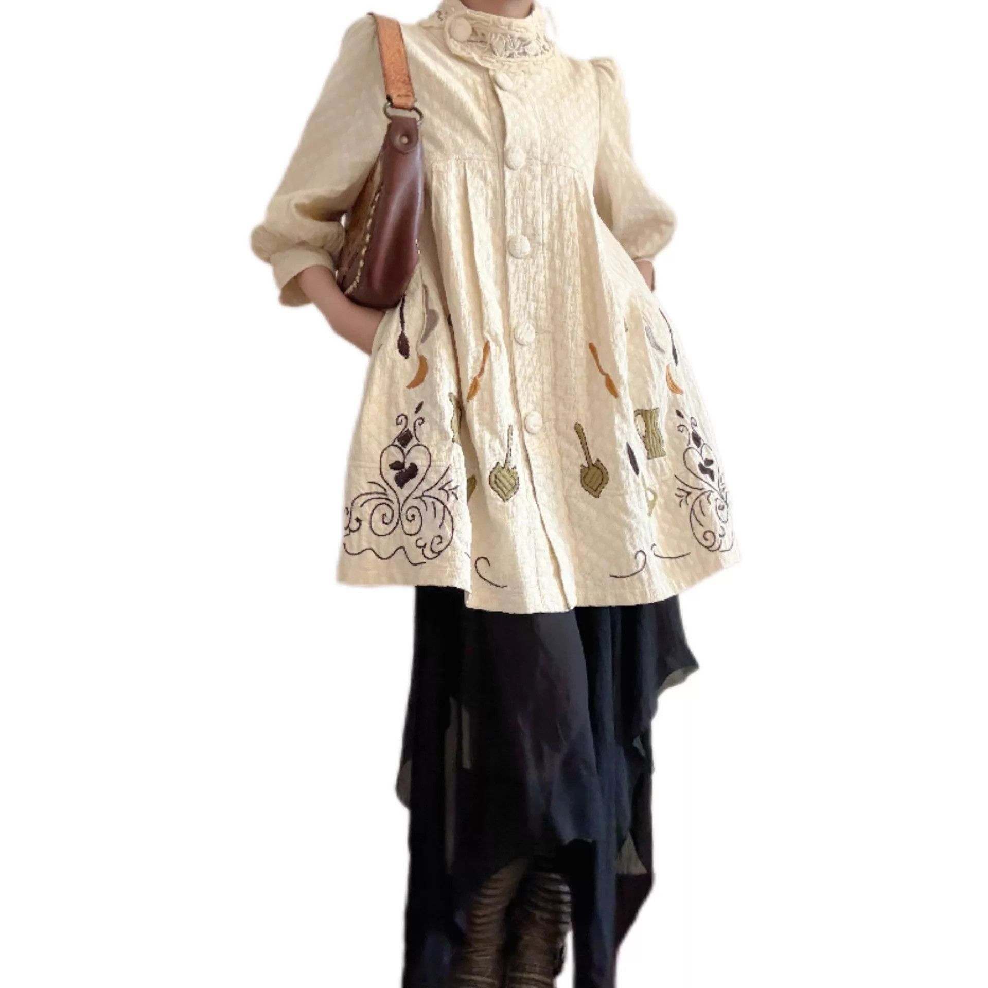 Anna Sui anna sui runway beaded collar embroidered dress jacket M Size M / US 6-8 / IT 42-44 - 4 Thumbnail