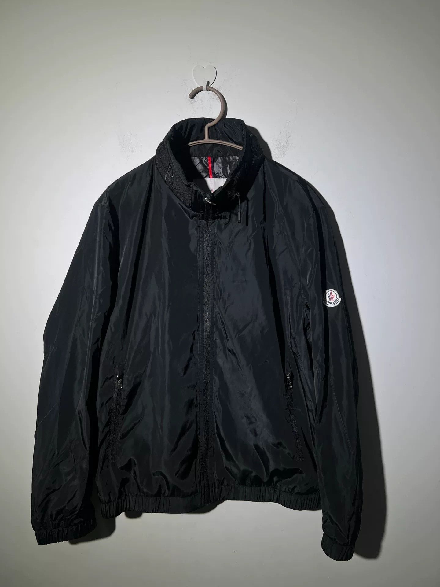 Moncler Moncler Men's Black Jacket with Hidden Hood Size US L / EU 52-54 / 3 - 1 Thumbnail