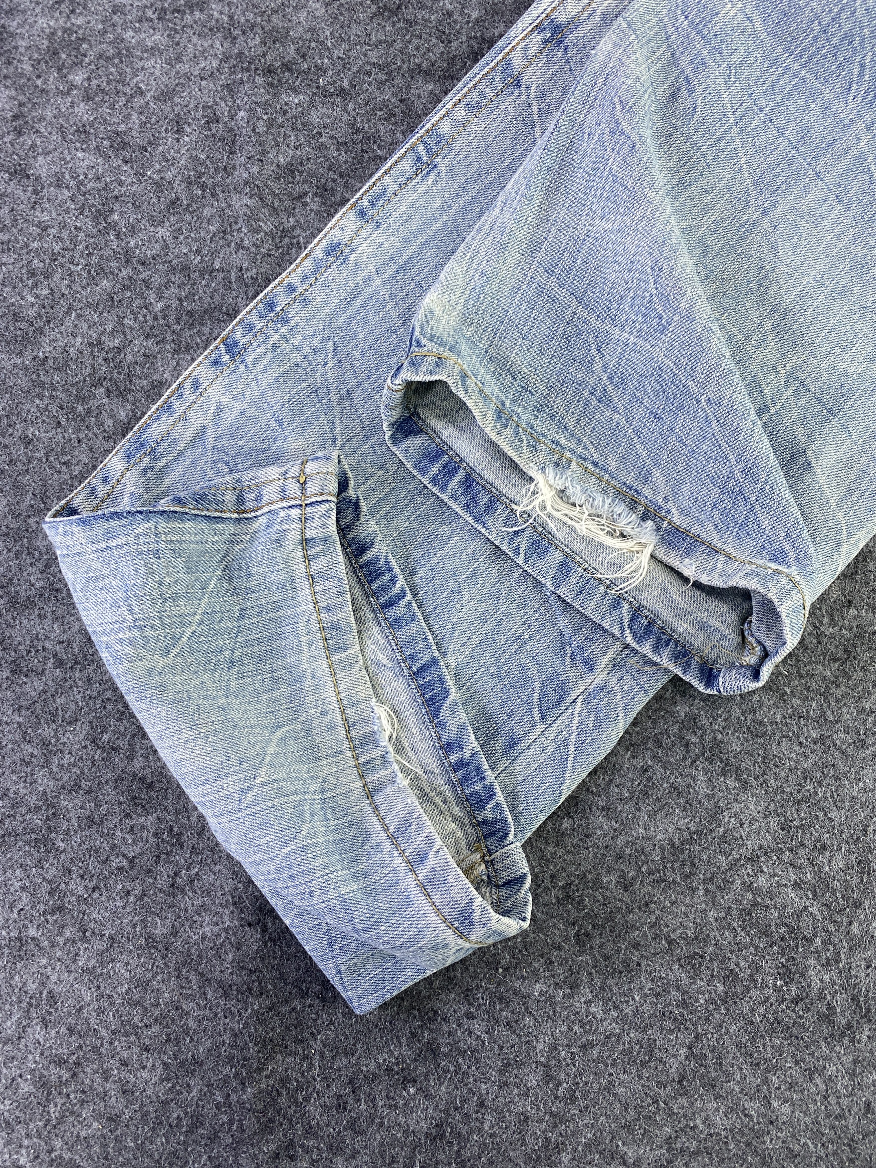 Japanese Brand Japanese Brand Blue Wash Jeans - J892 Size 37" - 11 Thumbnail