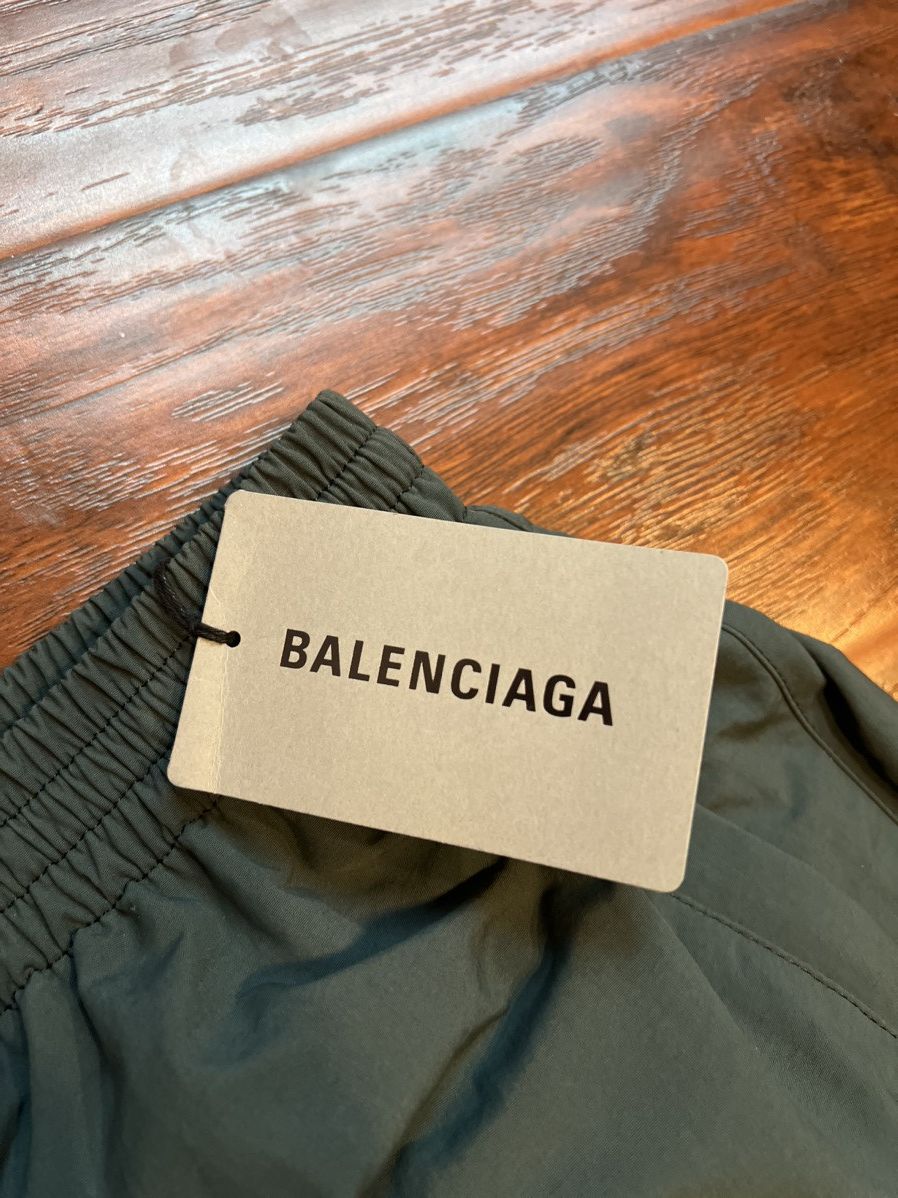 Balenciaga Balenciaga Forest Green Track Pants Size US 31 - 10 Thumbnail