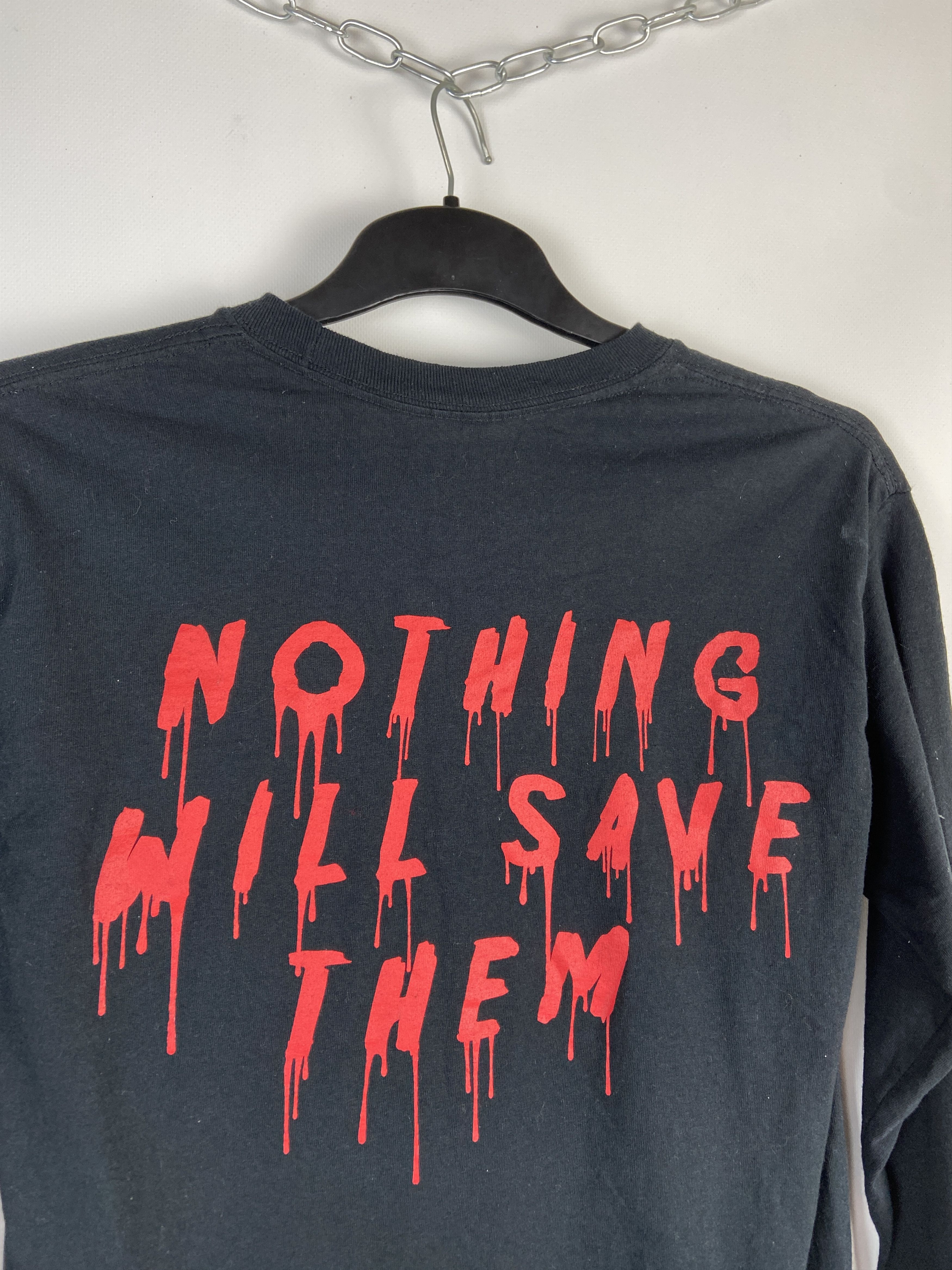 Vintage Vintage Black Long Sleeve 13 Friday Jason Movie Big Print Size US M / EU 48-50 / 2 - 8 Thumbnail