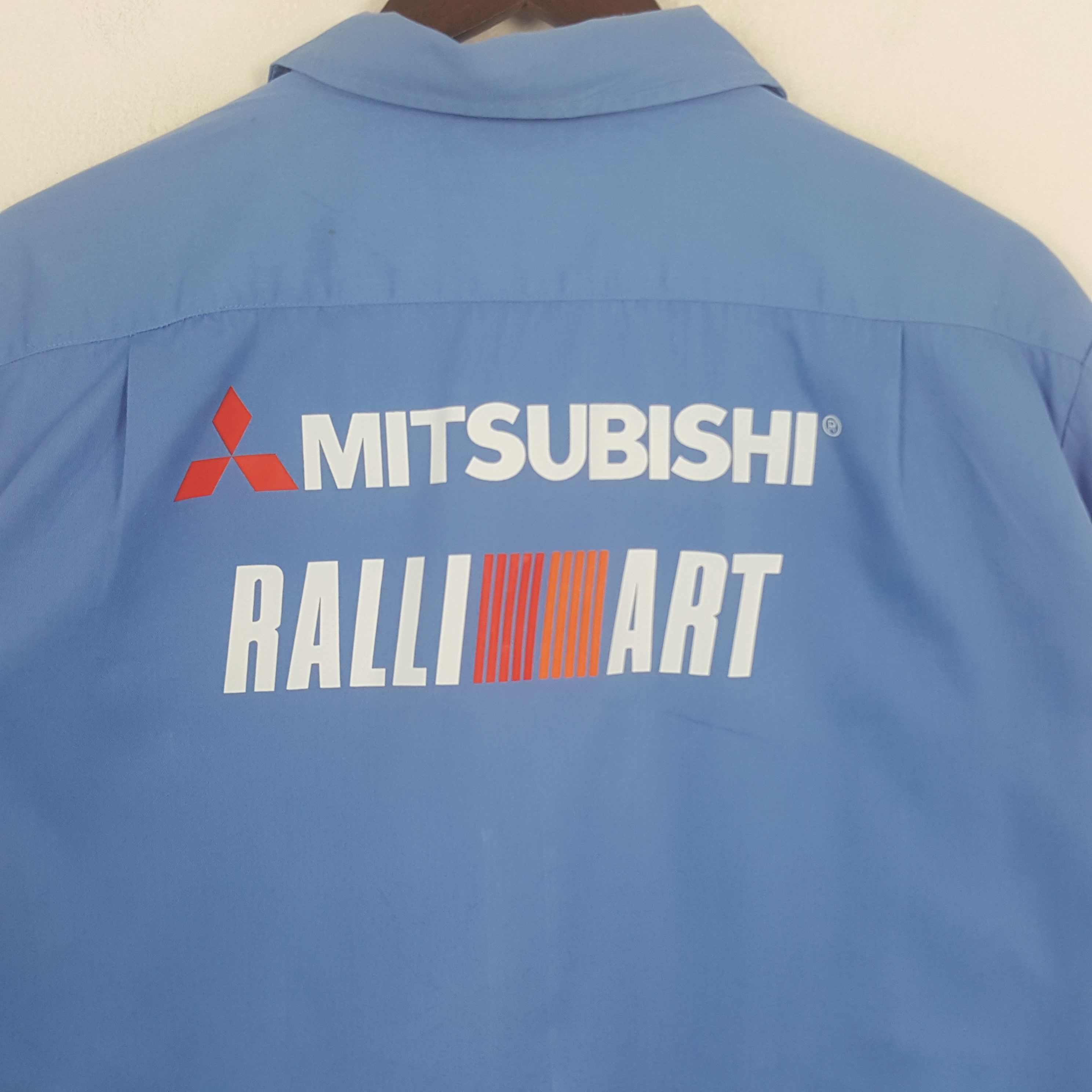 Japanese Brand × Vintage Vintage Mitsubishi Ralliart Racing Custom Art Uniform Jacket Size US L / EU 52-54 / 3 - 2 Thumbnail