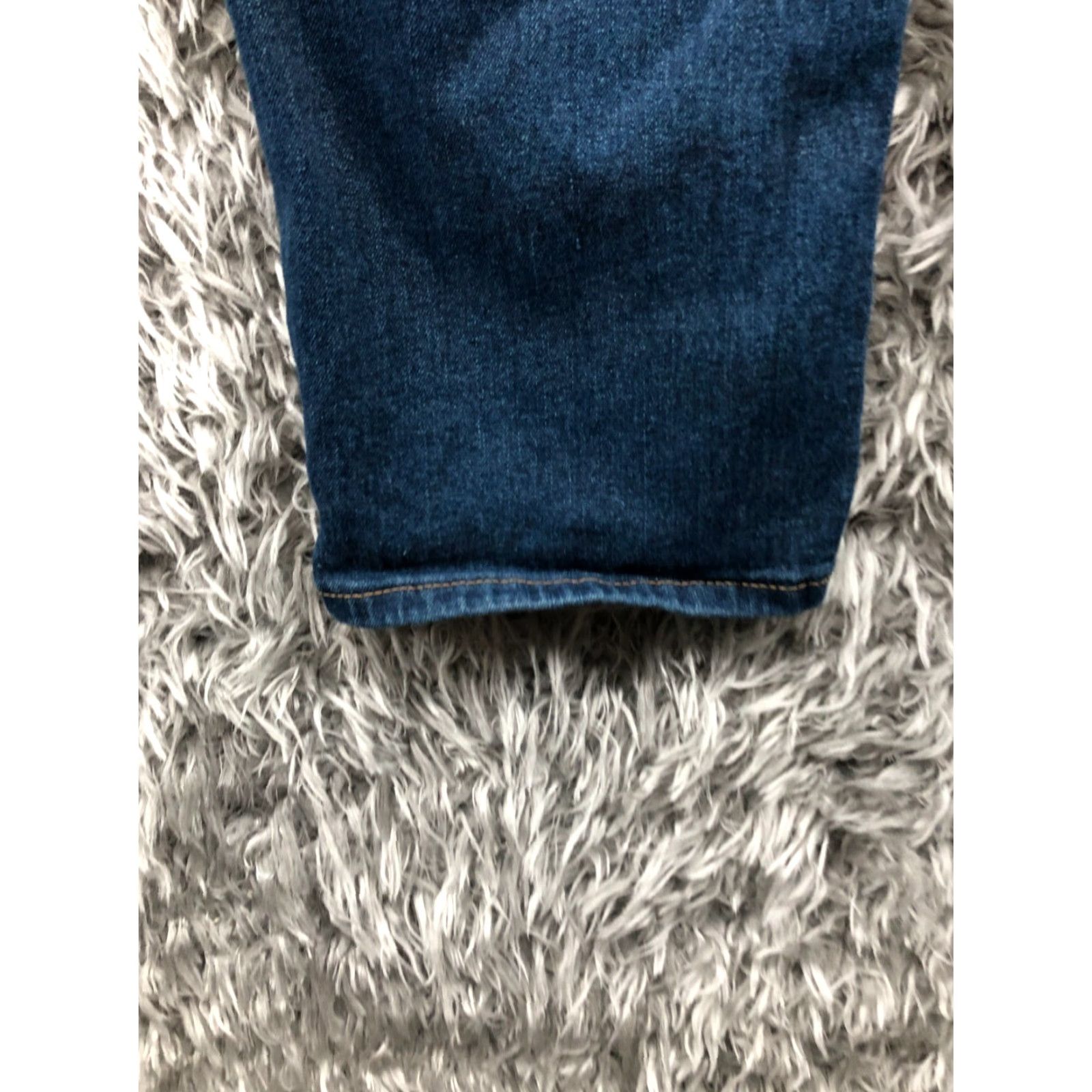 Vintage No Boundaries Jeans Mid Rise Skinny Juniors Size 13 Blue Denim 25in Inseam Slim Fit Pocket 5-Pocket Womens Jeans Size 34" / US 12 / IT 48 - 7 Thumbnail