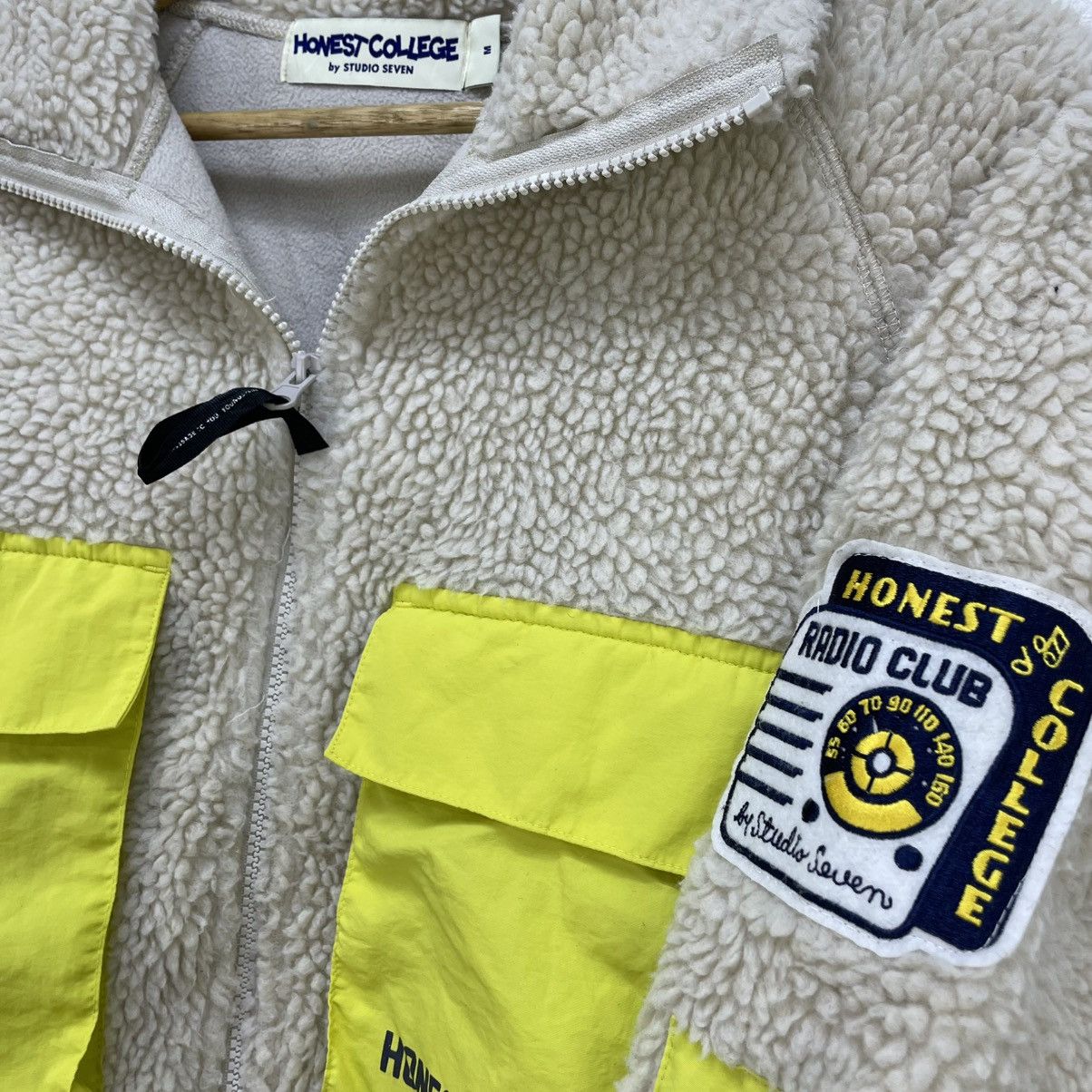 Mountain Research 💥Vintage Honest By StudioSeven Cream Fleece Deep Pile Jacke Size US M / EU 48-50 / 2 - 7 Thumbnail