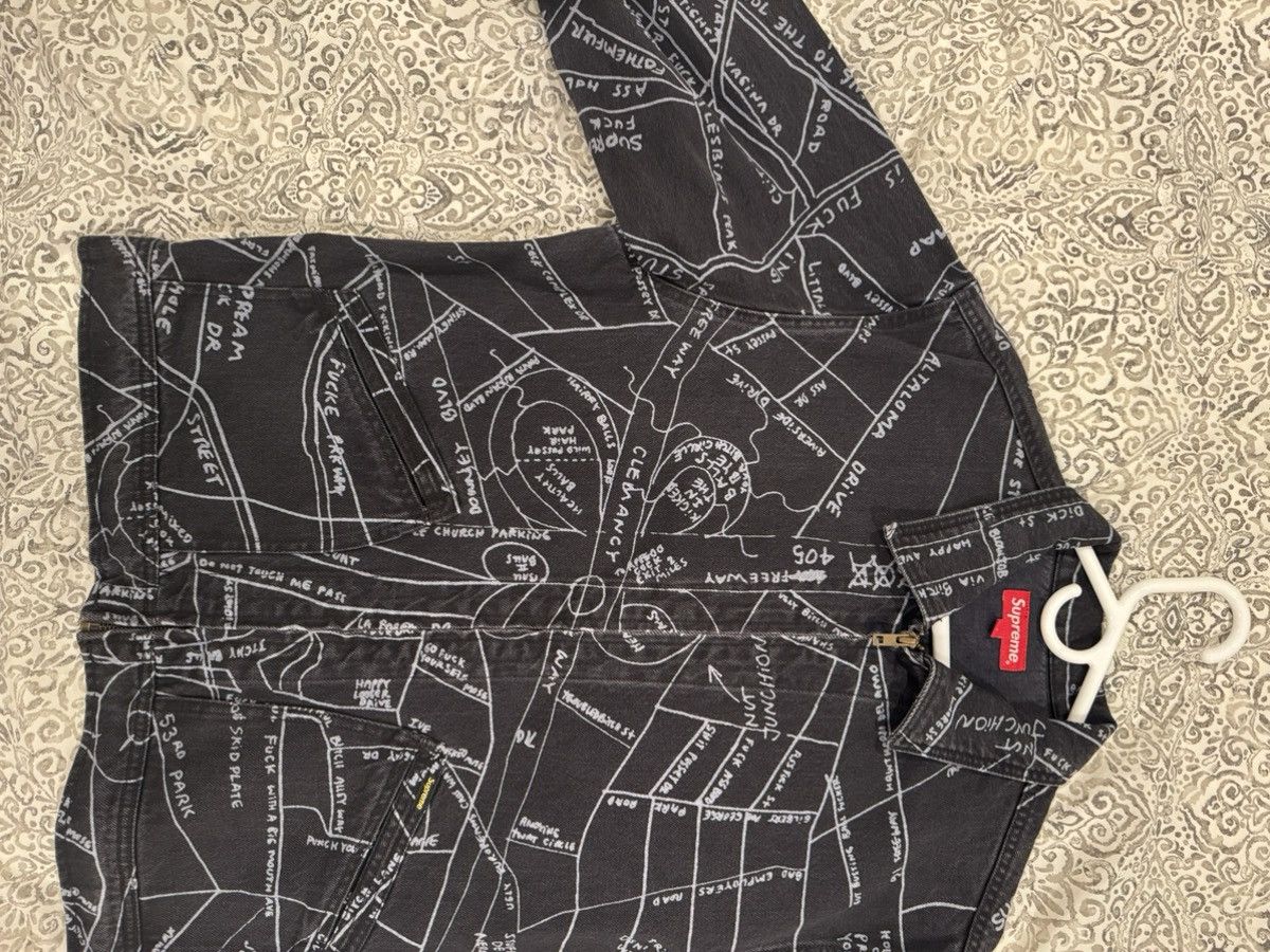 Supreme Supreme Gonz Map work jacket (SS19 mint) Size US M / EU 48-50 / 2 - 4 Thumbnail