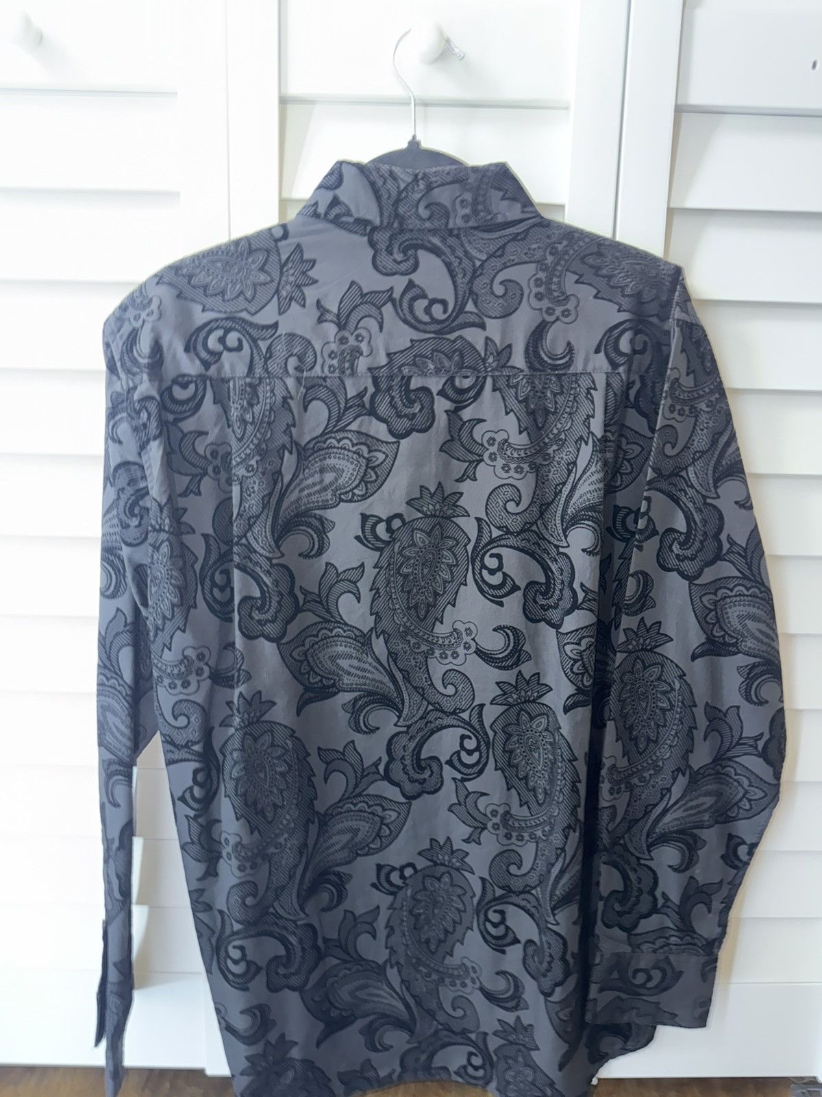 Beverly Hills Polo Club Vintage Beverly Hills Polo Club Black Paisley Shirt – Size M Size US M / EU 48-50 / 2 - 6 Thumbnail