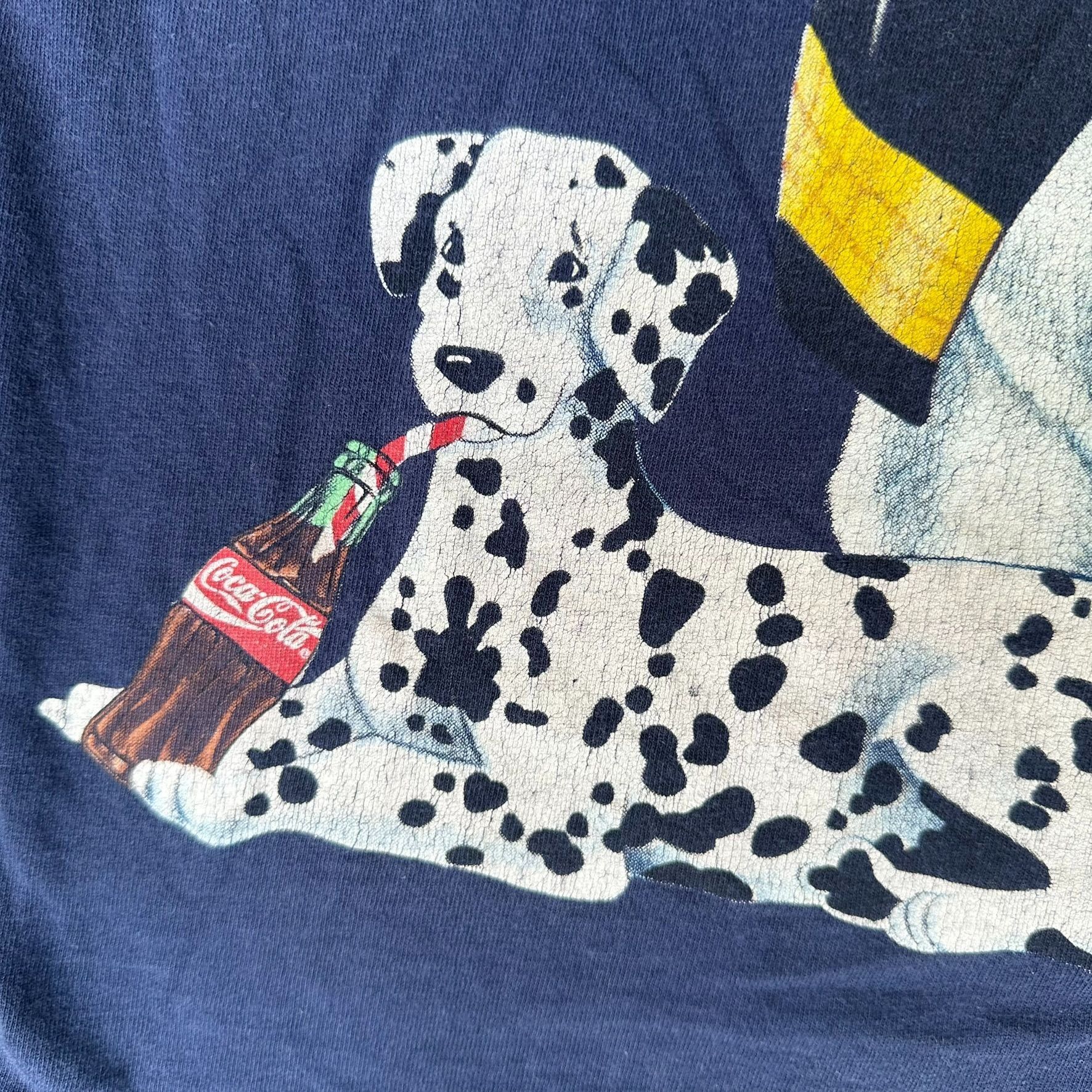 Coca Cola Vintage 90s Coca Cola Polar Bear T-Shirt Coke Navy Single St Size US M / EU 48-50 / 2 - 4 Thumbnail