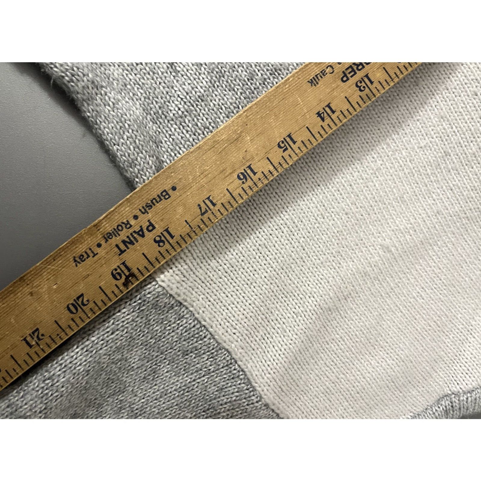 Nine West Nine West Women Gray White Color Block Pullover Sweater Size XS Soft Knit Long Sleeve Casual Size XS / US 0-2 / IT 36-38 - 6 Thumbnail