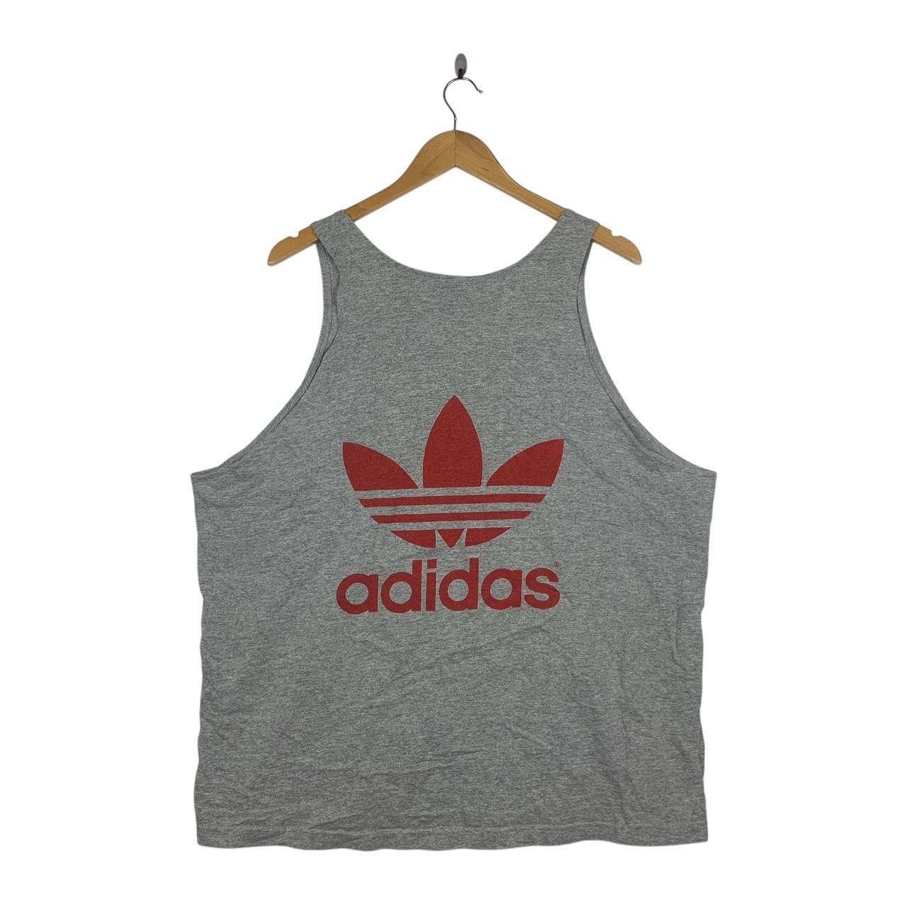 Vintage Vintage 90’ ADIDAS ORIGINALS TREFOIL Made In USA Tank Top Size US XL / EU 56 / 4 - 4 Thumbnail