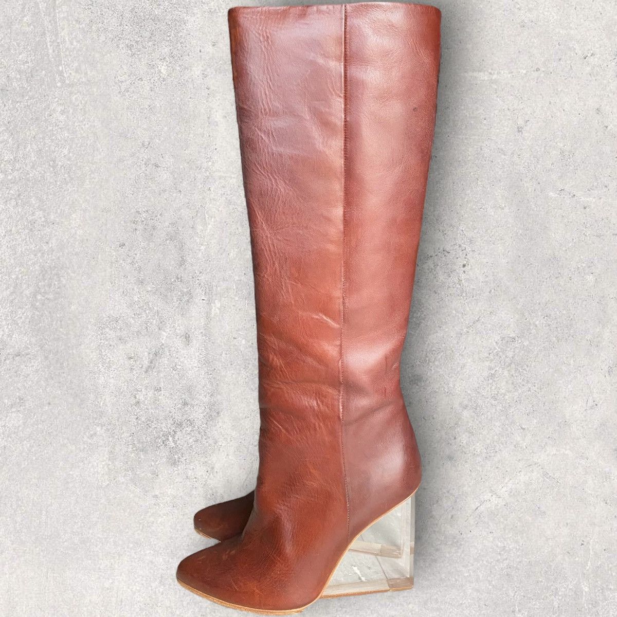 H&M × Maison Margiela Margiela x H&M Plexi Heels Boots Size US 8 / IT 38 - 1 Thumbnail