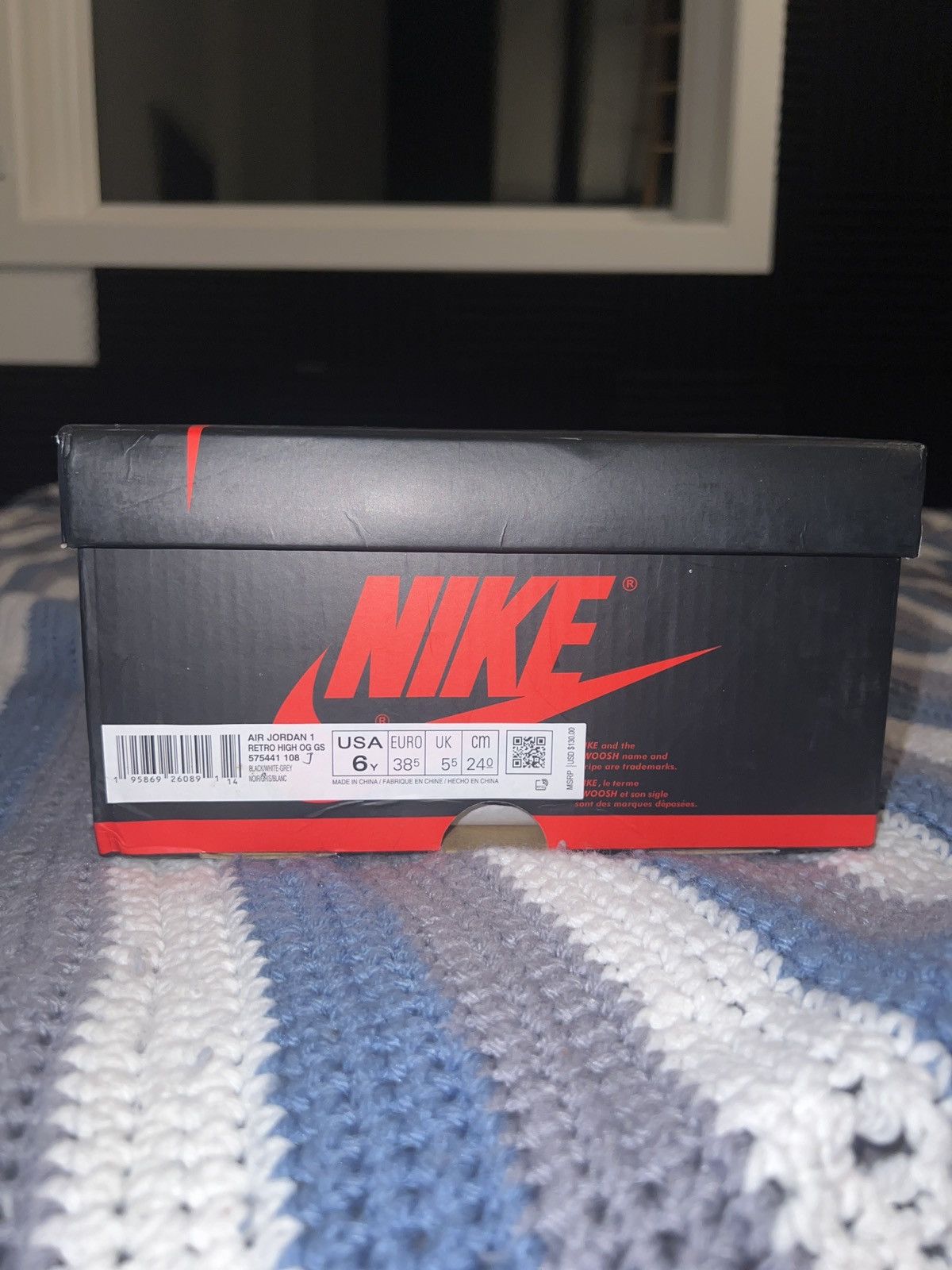 Other DS Jordan 1 STAGE HAZE with laces and box Size US 6 / EU 39 - 9 Thumbnail