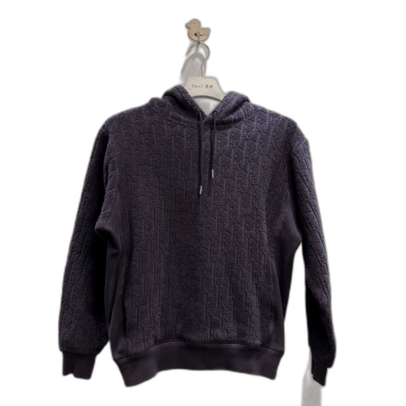 Dior Dior Oblique Logo Hoodie in Dark Color Size US S / EU 44-46 / 1 - 1 Thumbnail