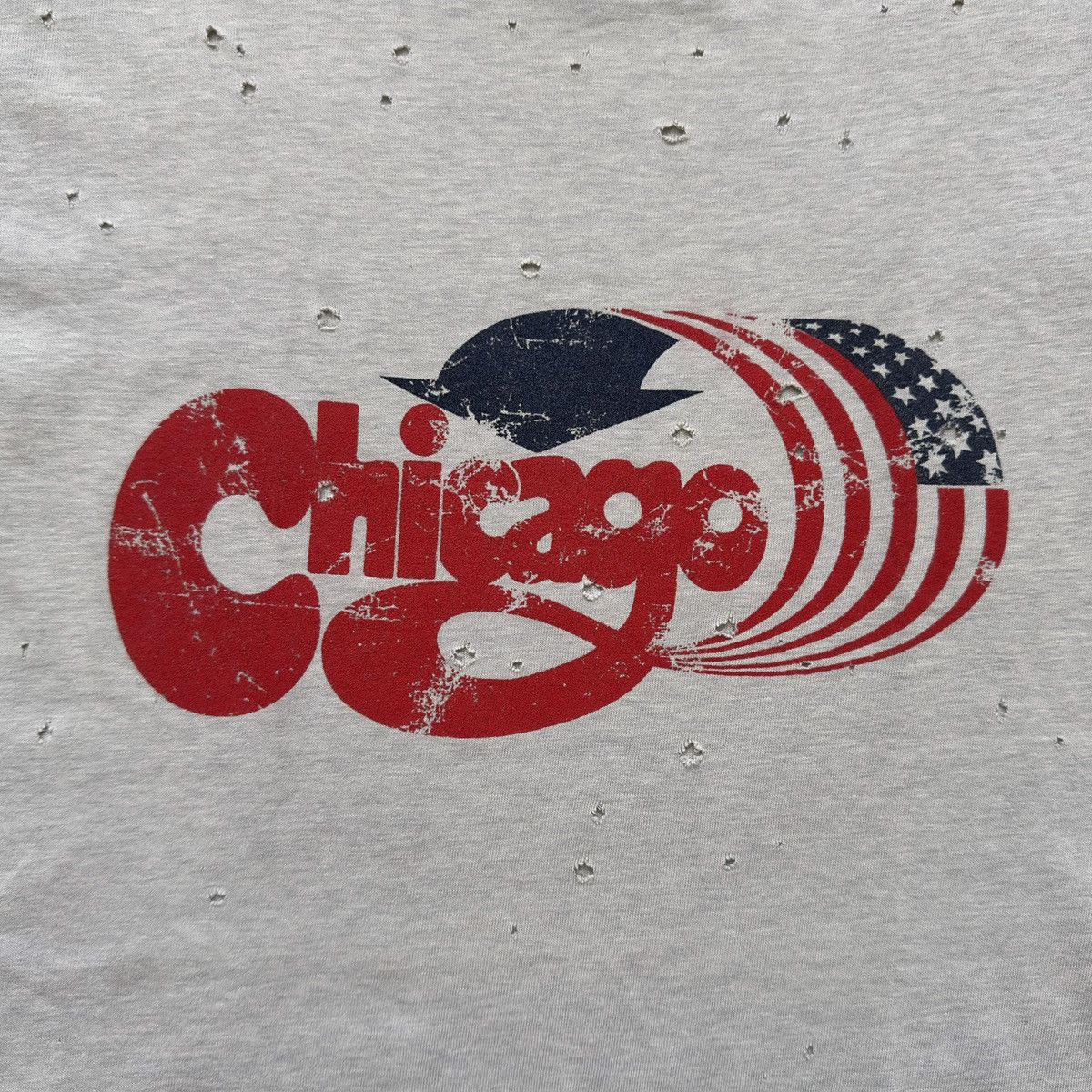 Dsquared2 F/W 2002 Dsquared2 Chicago Distressed T-Shirt Homeless Size US L / EU 52-54 / 3 - 3 Thumbnail