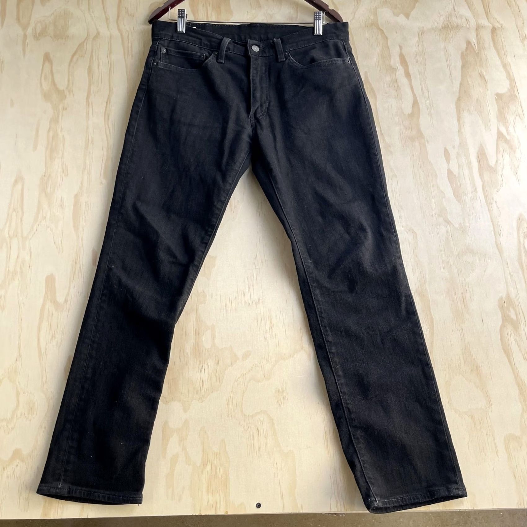 Levi's Levi's 511 Jeans Mens 34x30 Black Dark Wash Denim Slim Tapered Stretch Casual Size US 34 / EU 50 - 2 Thumbnail