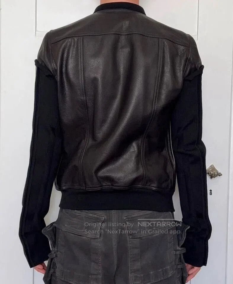 Rick Owens Rick Owens Leather Bomber Jacket. Size US S / EU 44-46 / 1 - 8 Thumbnail