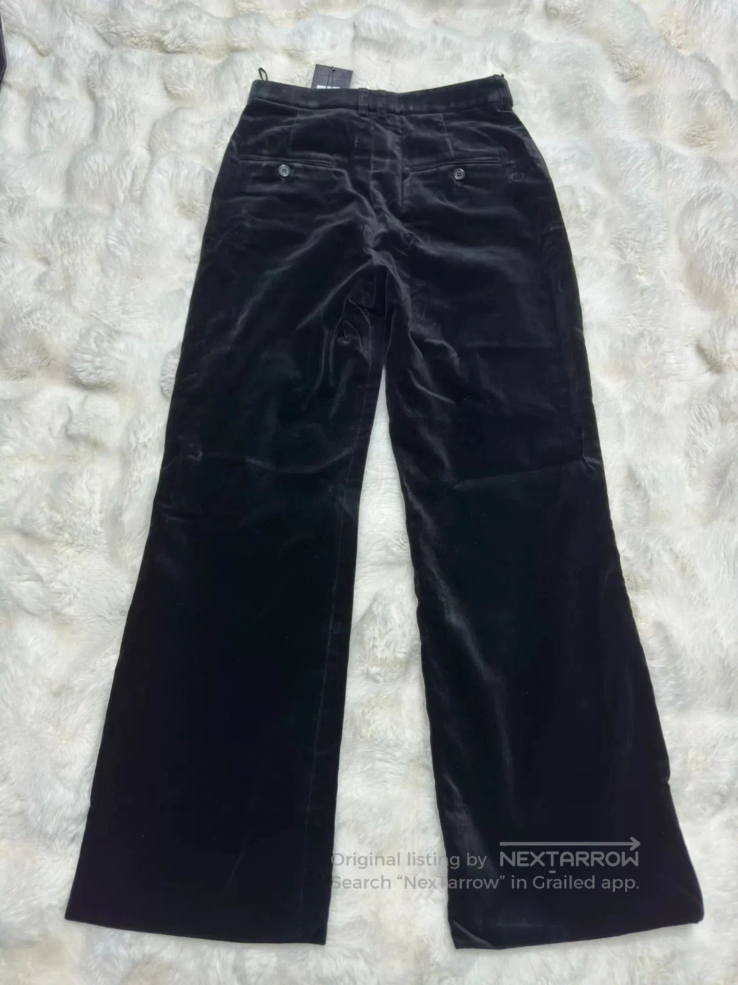 Saint Laurent Paris Saint Laurent Women's Velvet Trousers. Size 35" - 2 Thumbnail